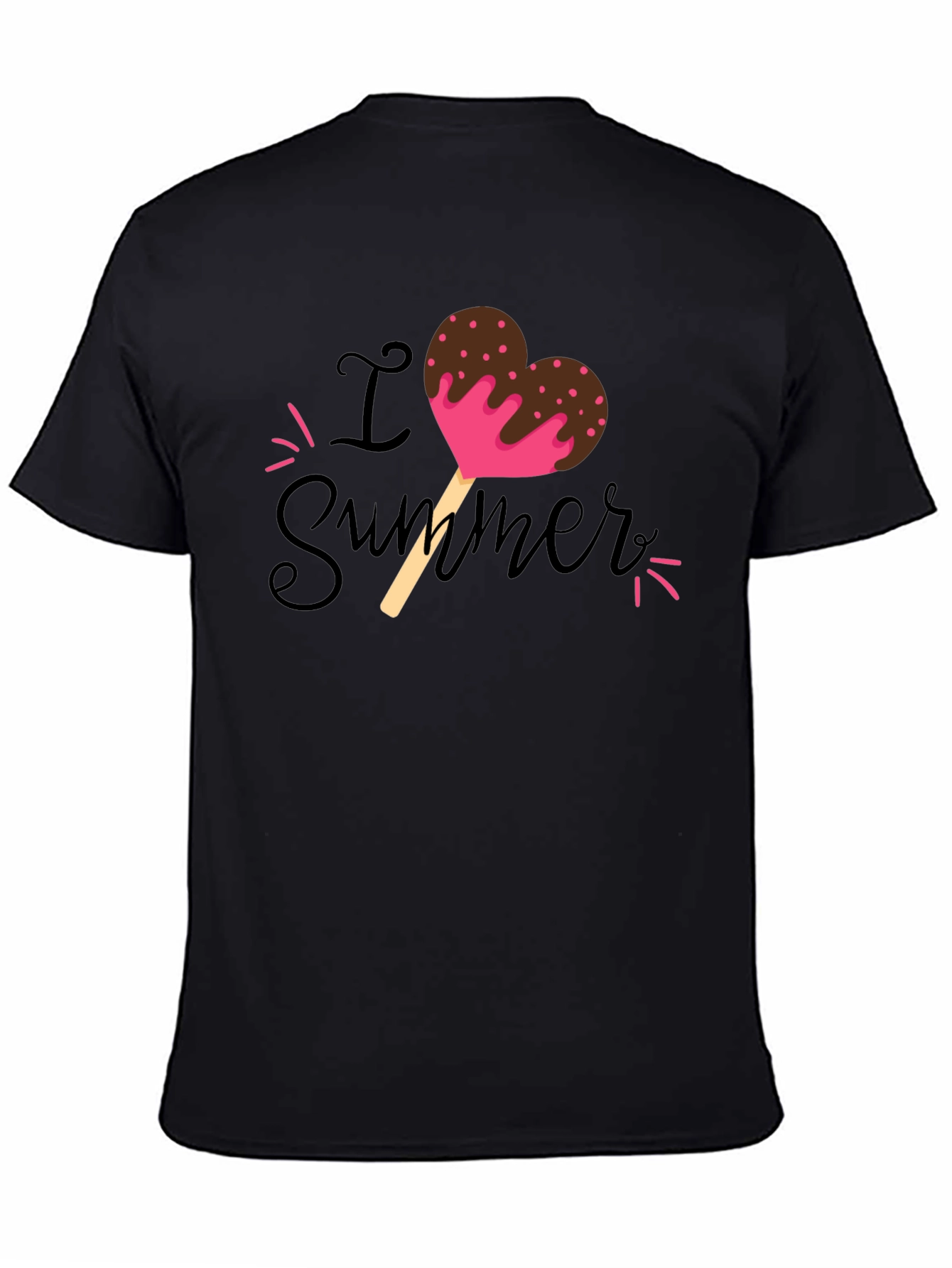 I Love Summer Popsicle Heart T-Shirt