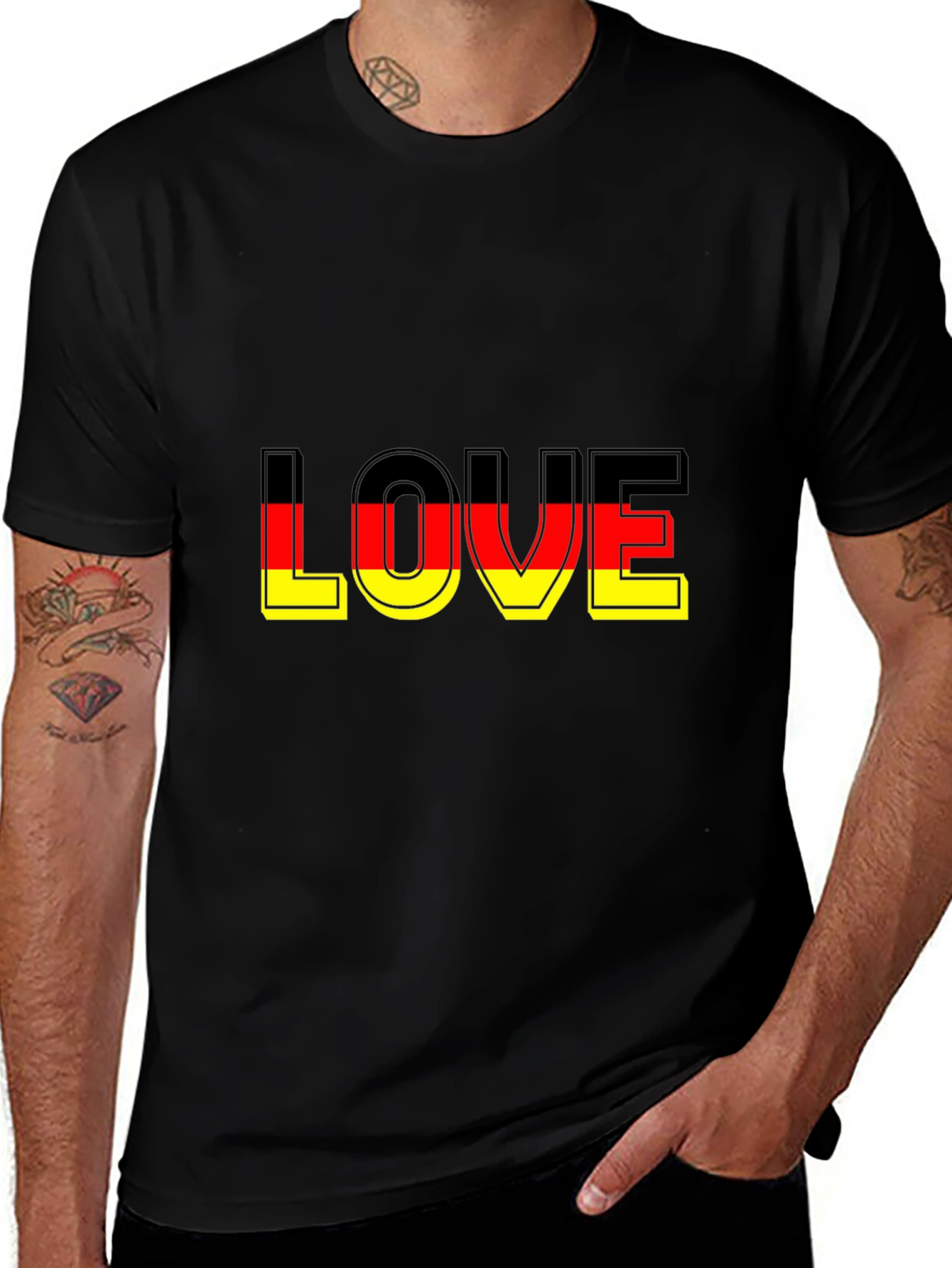 German Flag Love T-Shirt