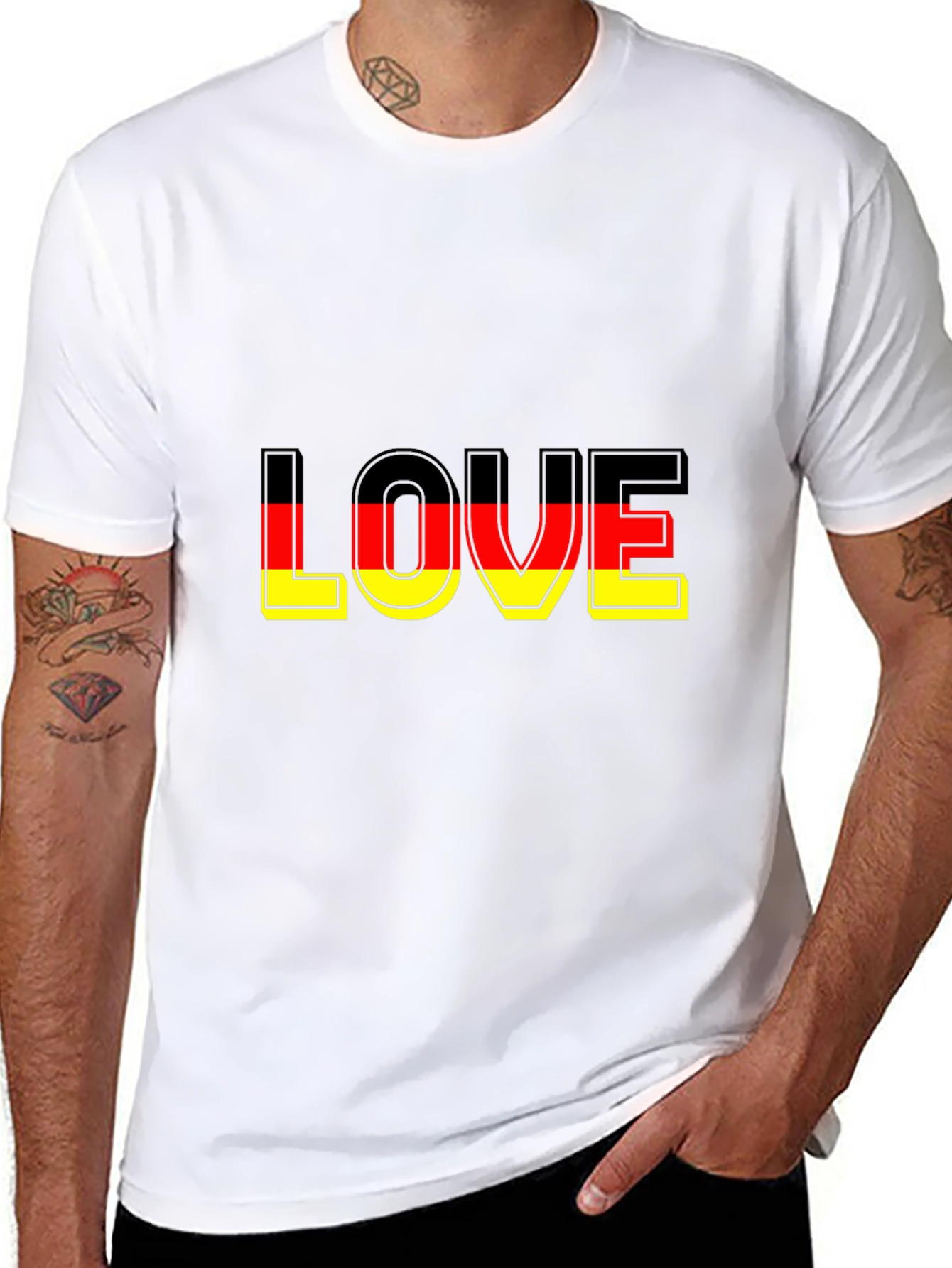 German Flag Love T-Shirt