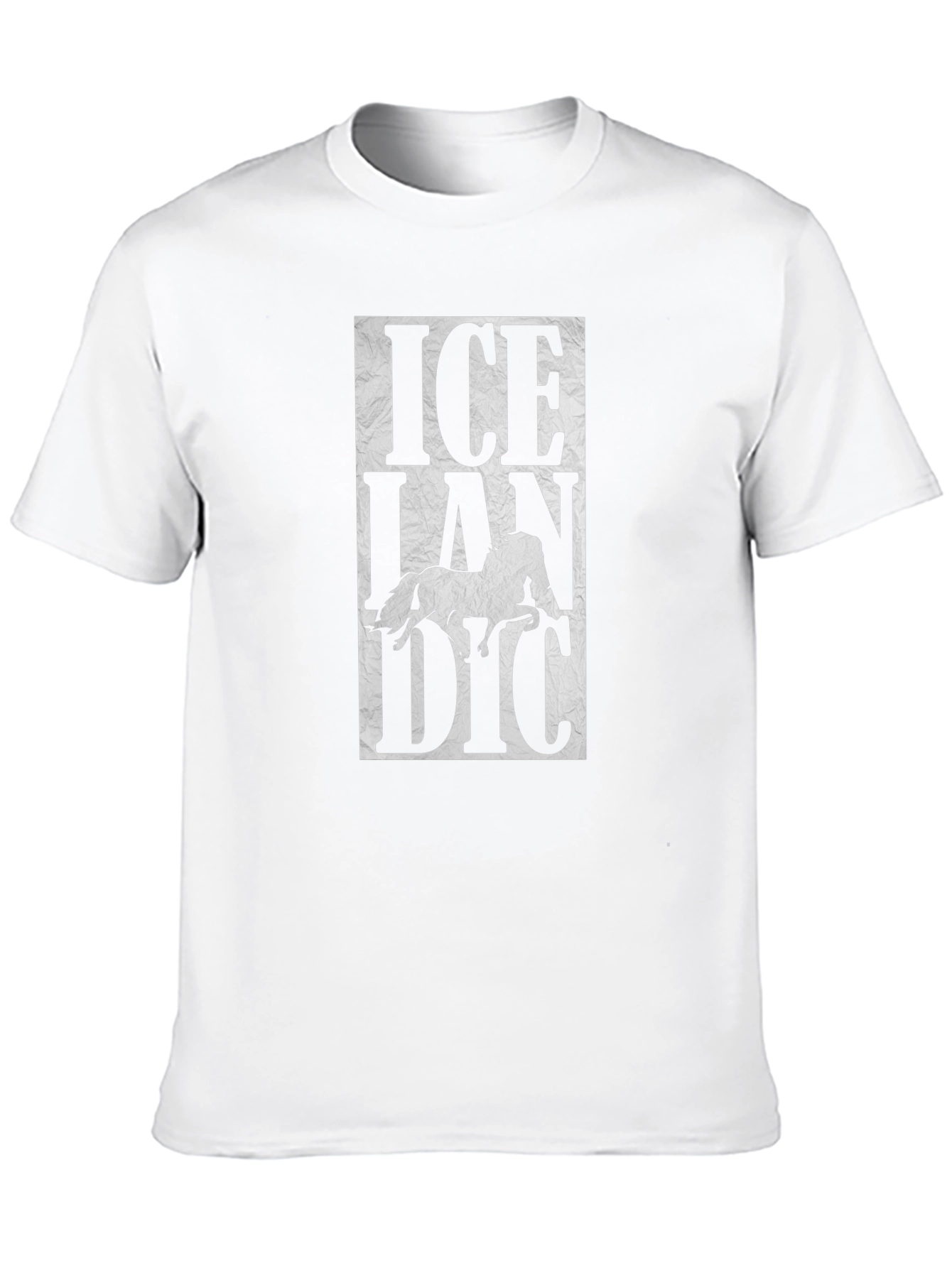 Icelandic Horse Graphic Tee - Black