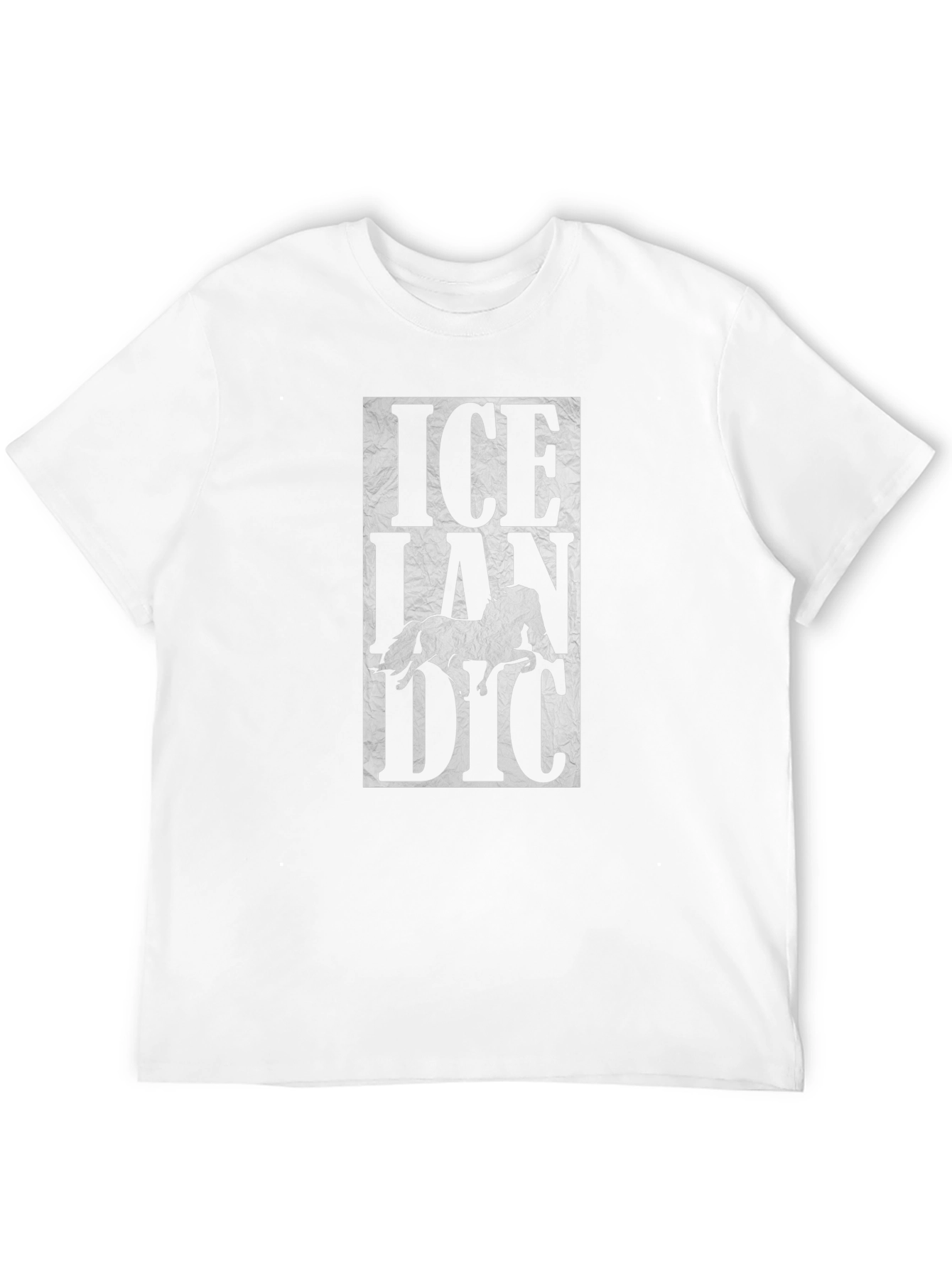 Icelandic Horse Graphic Tee - Black