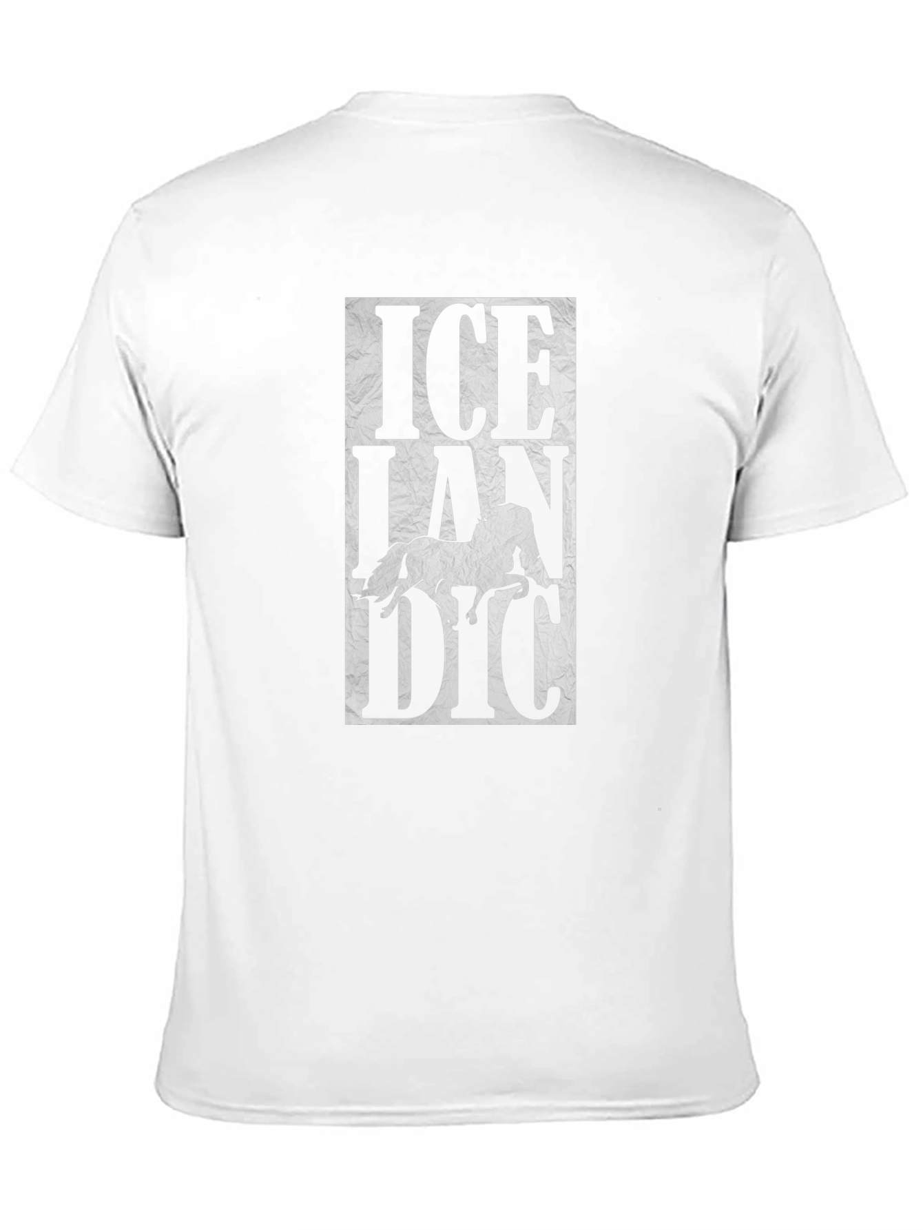 Icelandic Horse Graphic Tee - Black