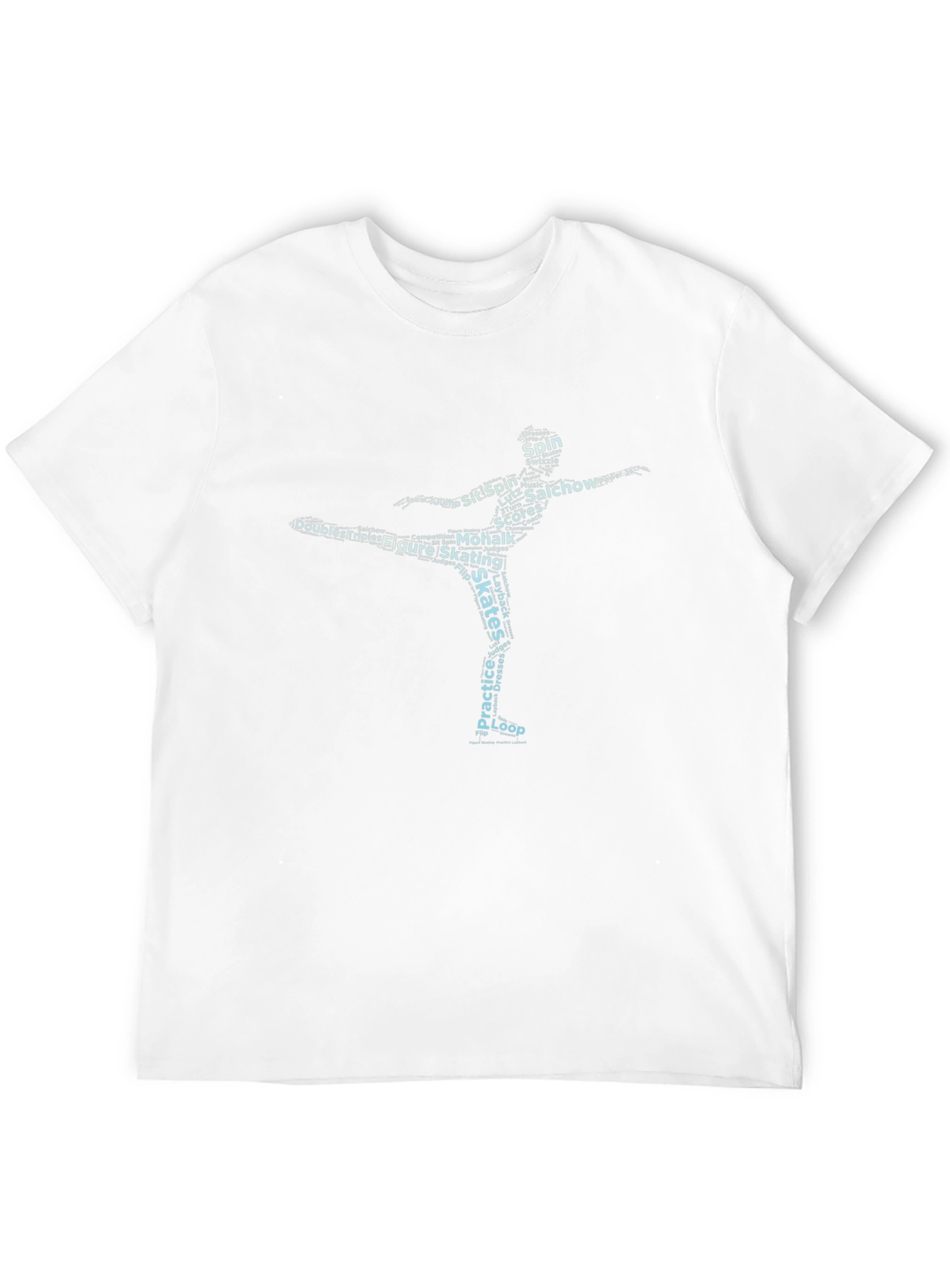 Figure Skating Word Art T-Shirt