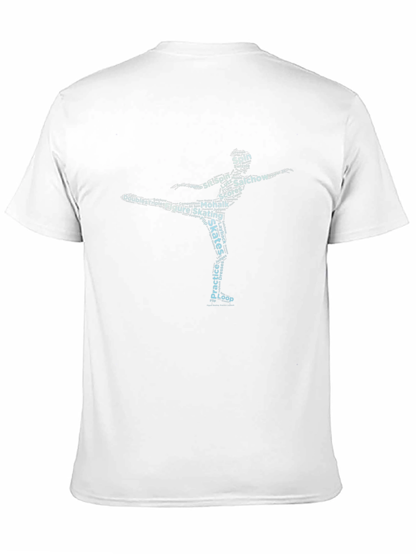 Figure Skating Word Art T-Shirt