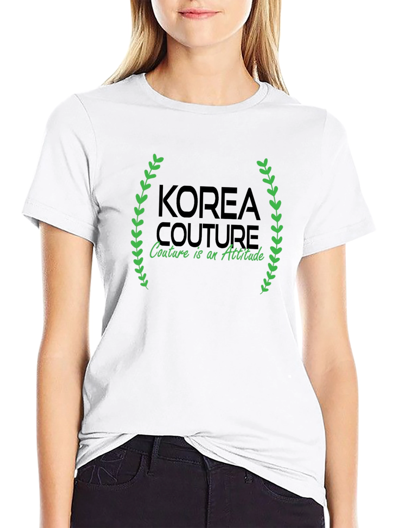 Korea Couture Graphic Tee - Attitude is Everything!