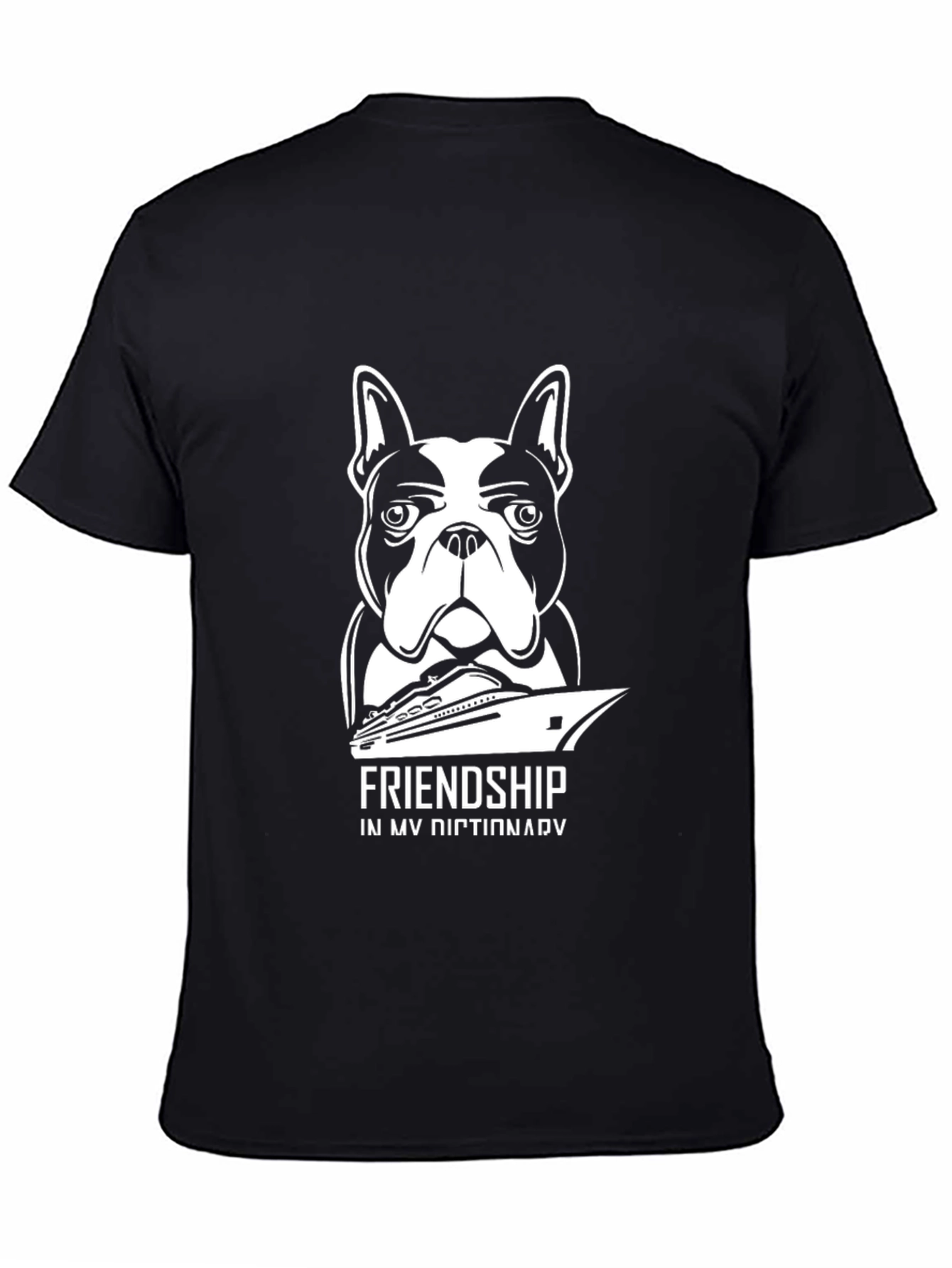 Friendship Dog & Boat T-Shirt | Stylish Graphic Tee