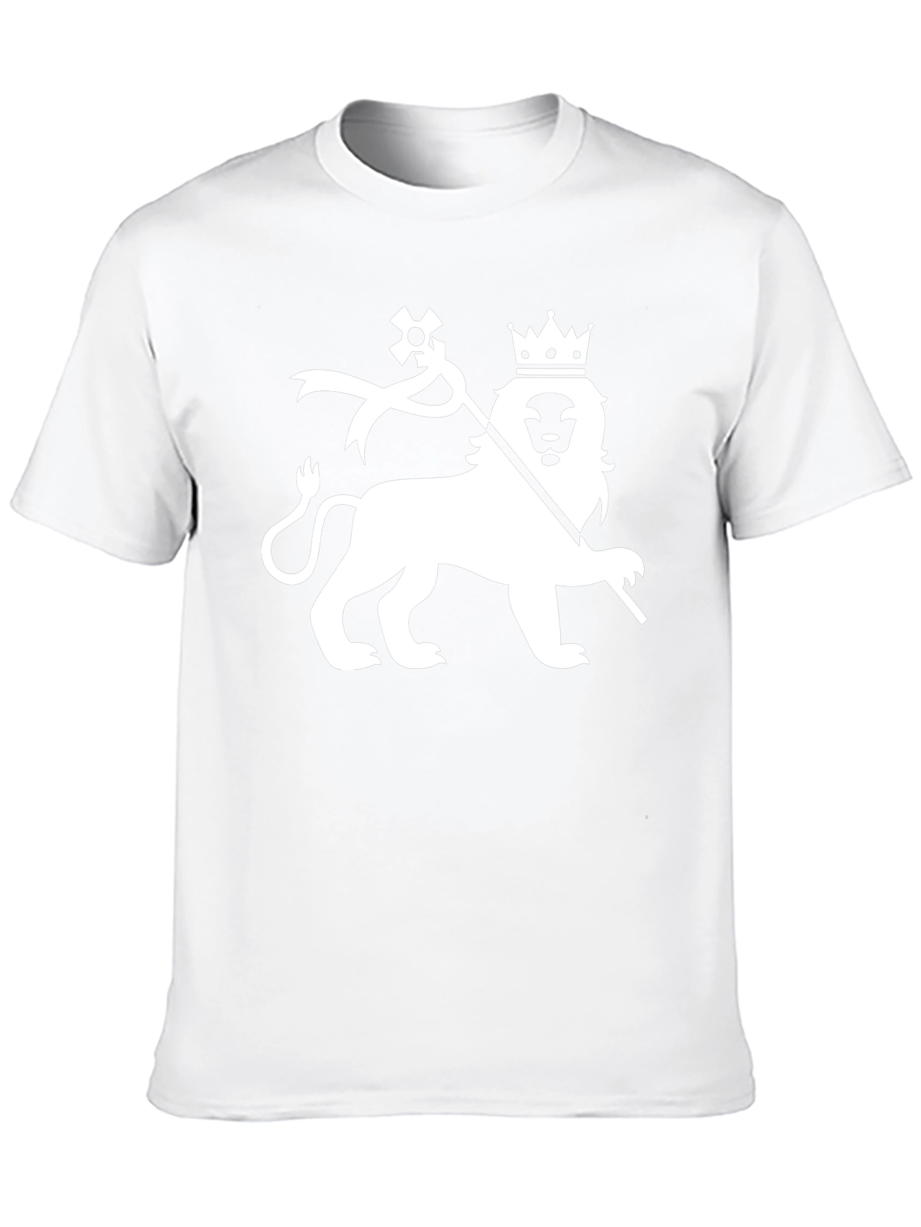 Lion Crown Graphic T-Shirt - Black