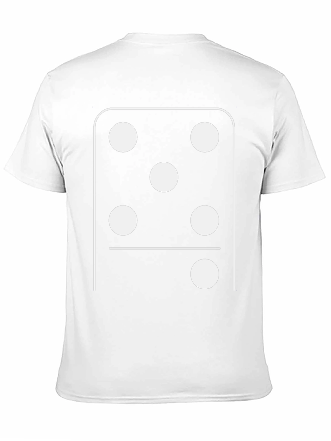 Domino Five T-Shirt - Classic Board Game Style