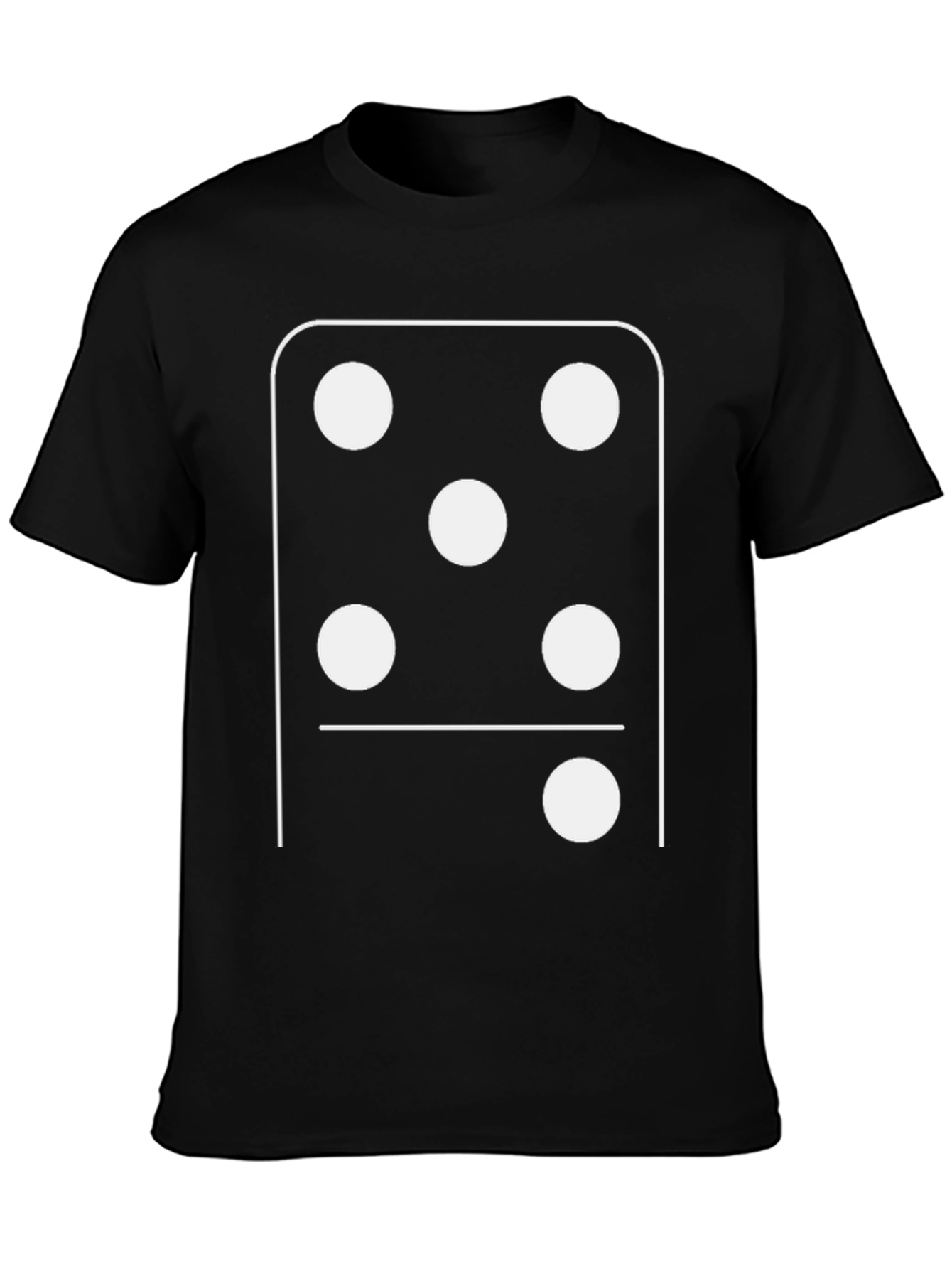 Domino Five T-Shirt - Classic Board Game Style
