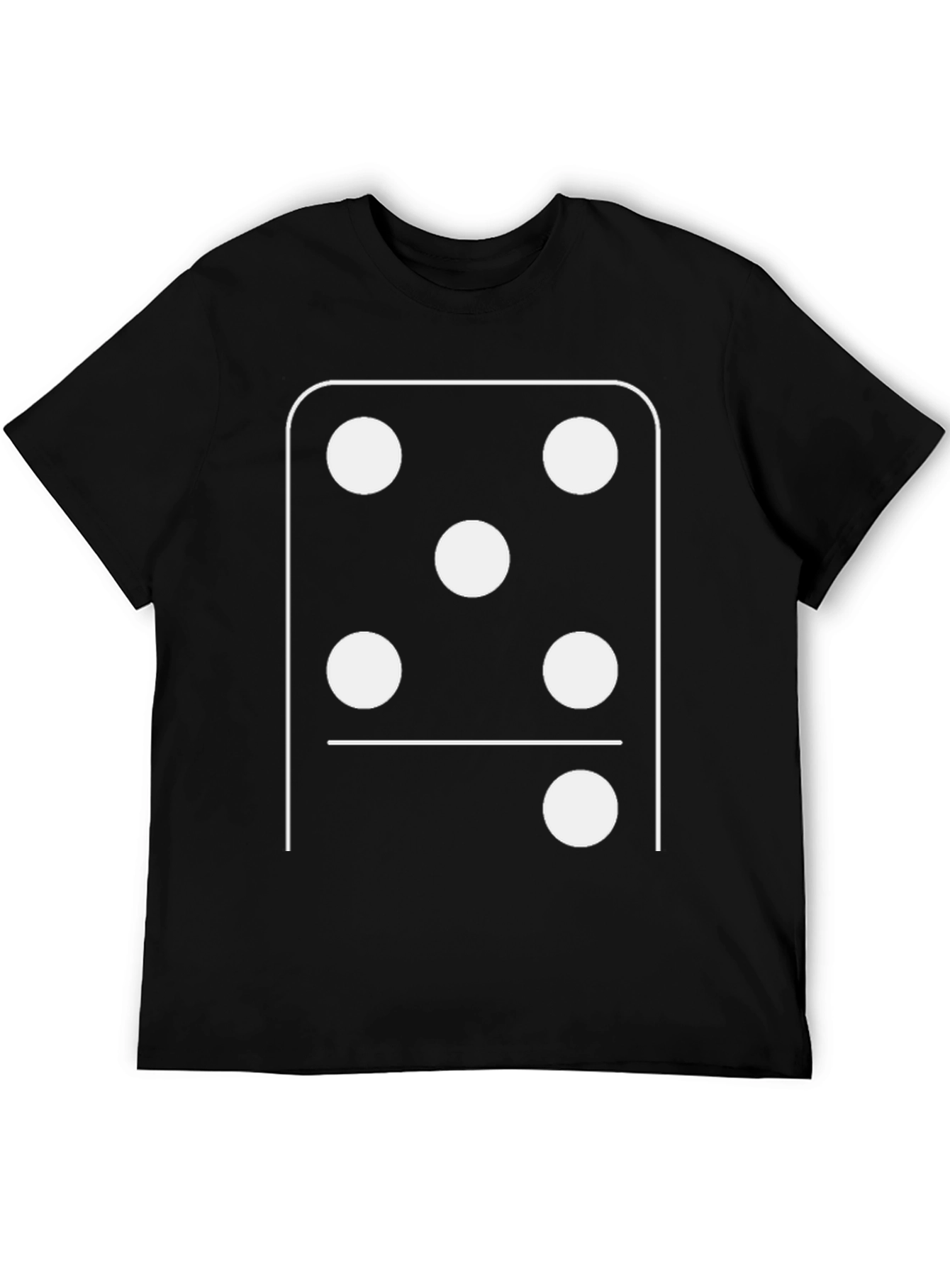 Domino Five T-Shirt - Classic Board Game Style