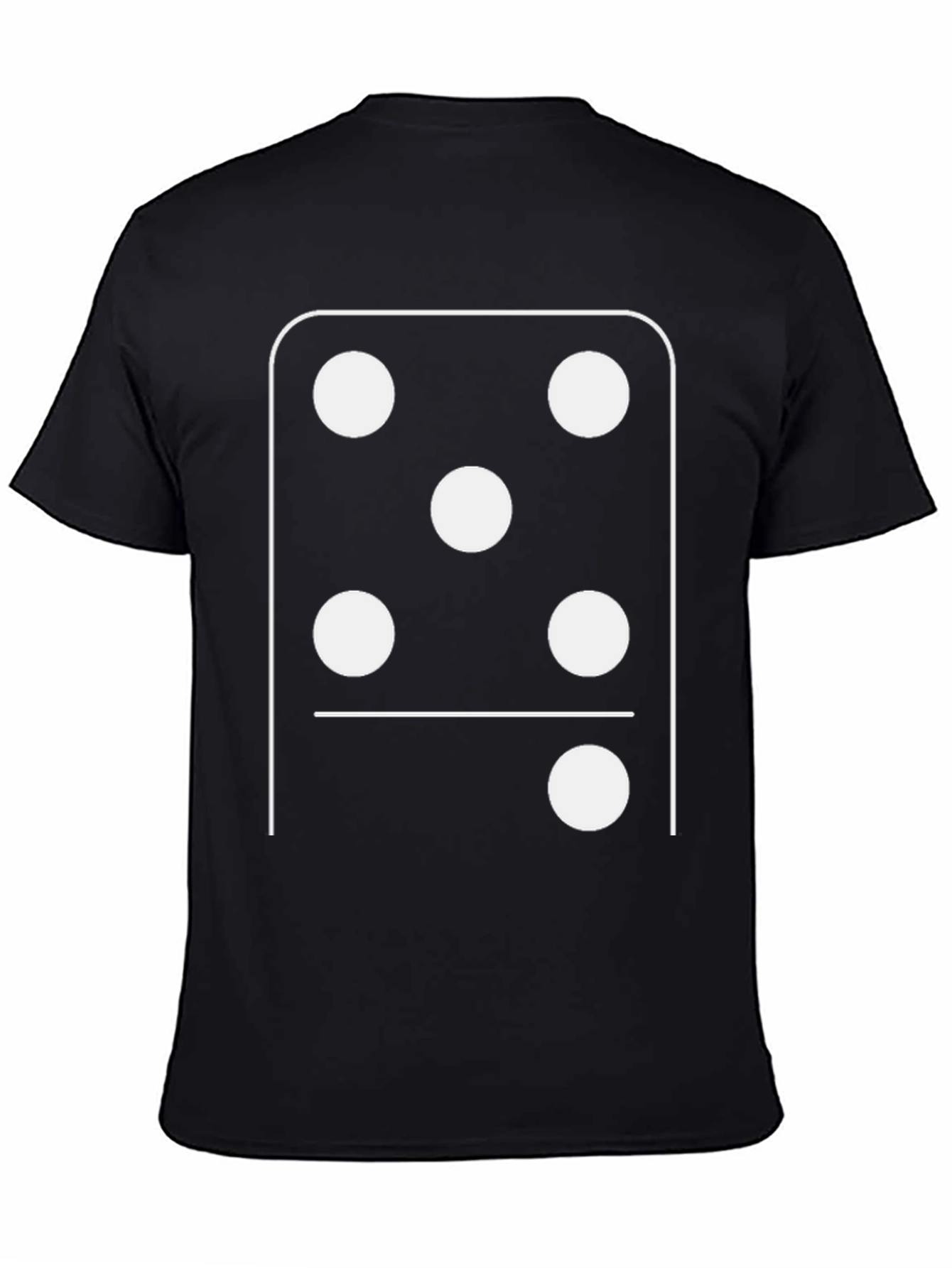 Domino Five T-Shirt - Classic Board Game Style