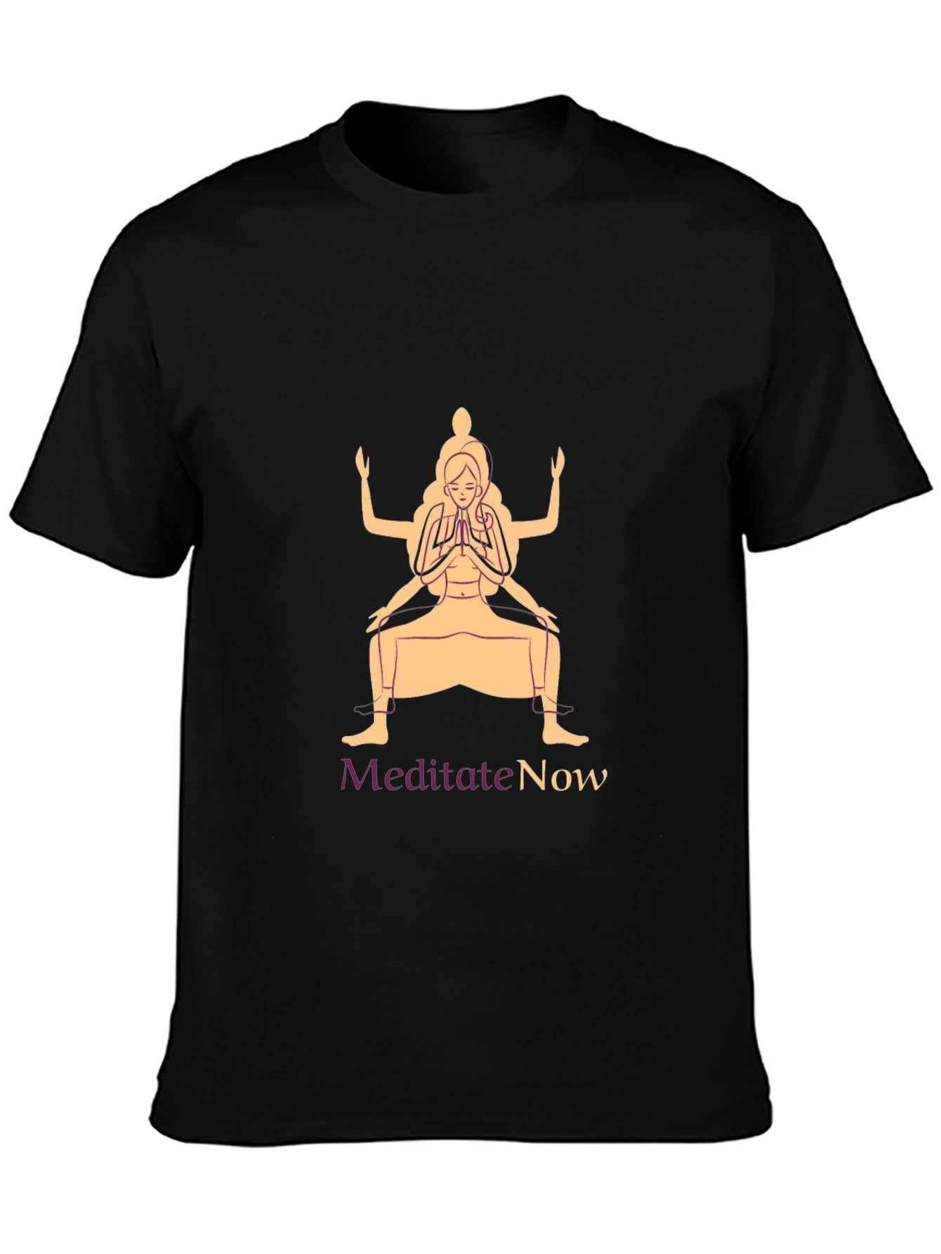 Meditate Now Graphic Tee - Yoga Zen Shirt