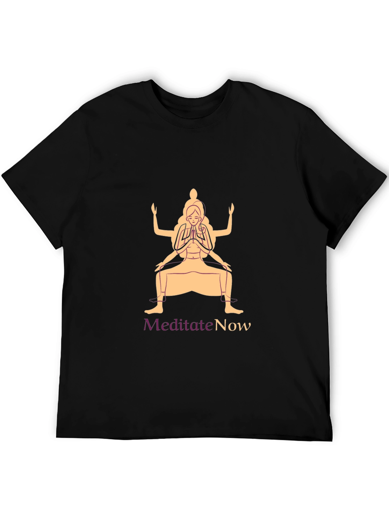 Meditate Now Graphic Tee - Yoga Zen Shirt