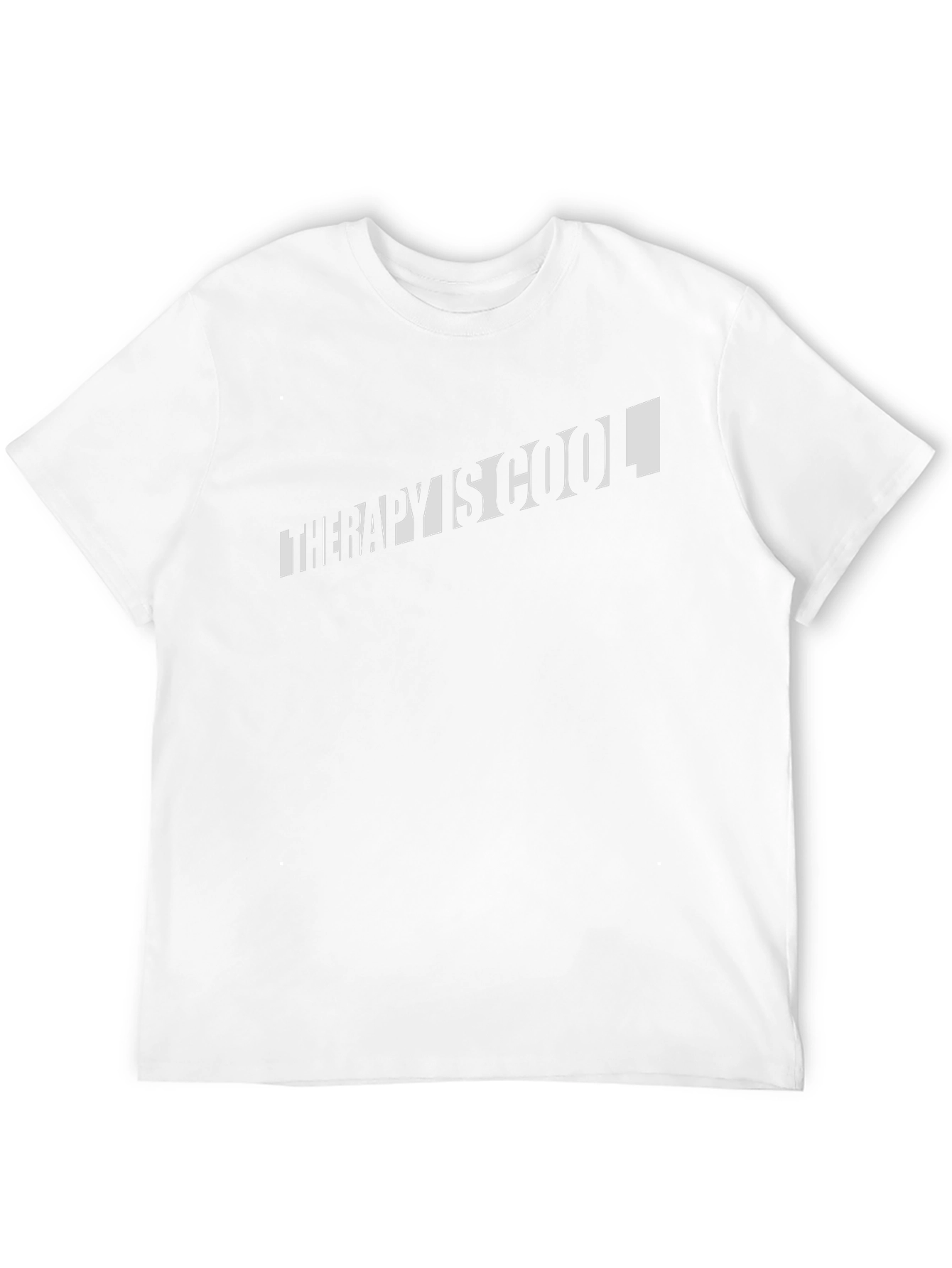 Therapy is Cool Black T-Shirt