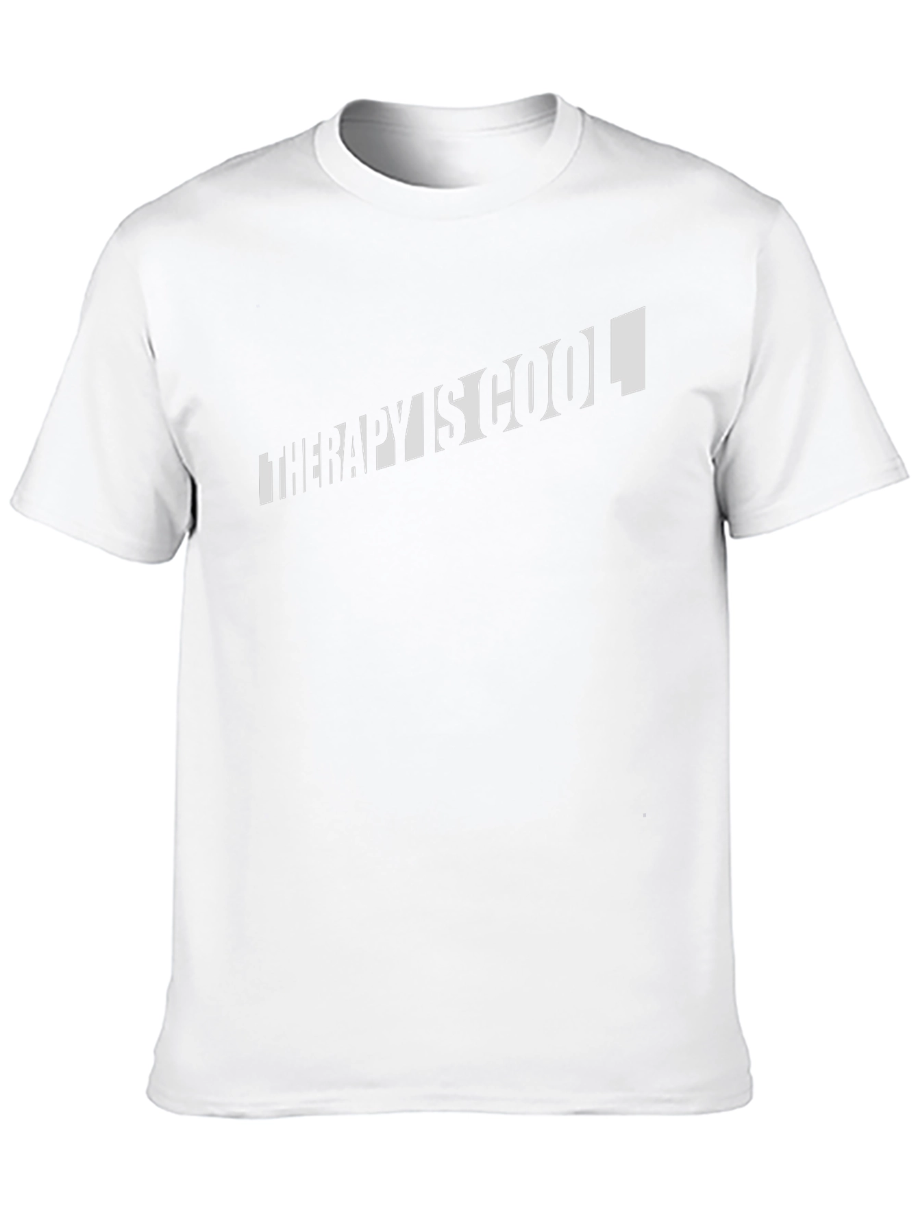 Therapy is Cool Black T-Shirt