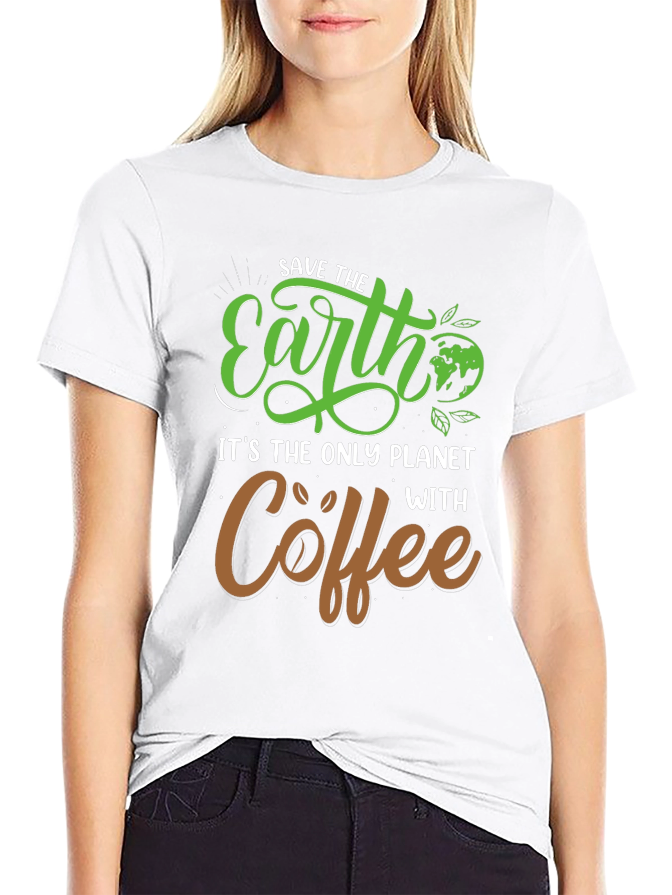 Save the Earth Coffee T-Shirt