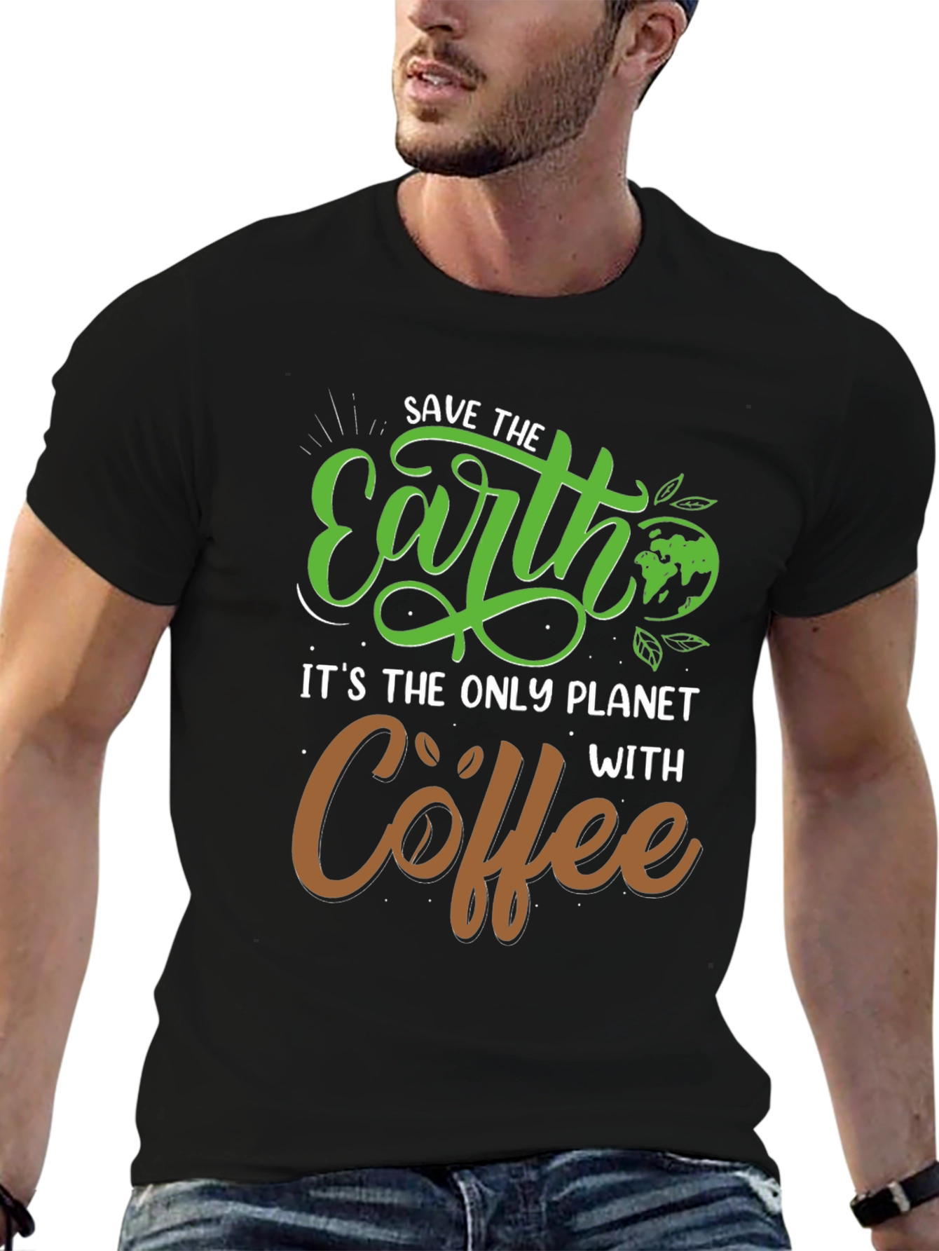 Save the Earth Coffee T-Shirt