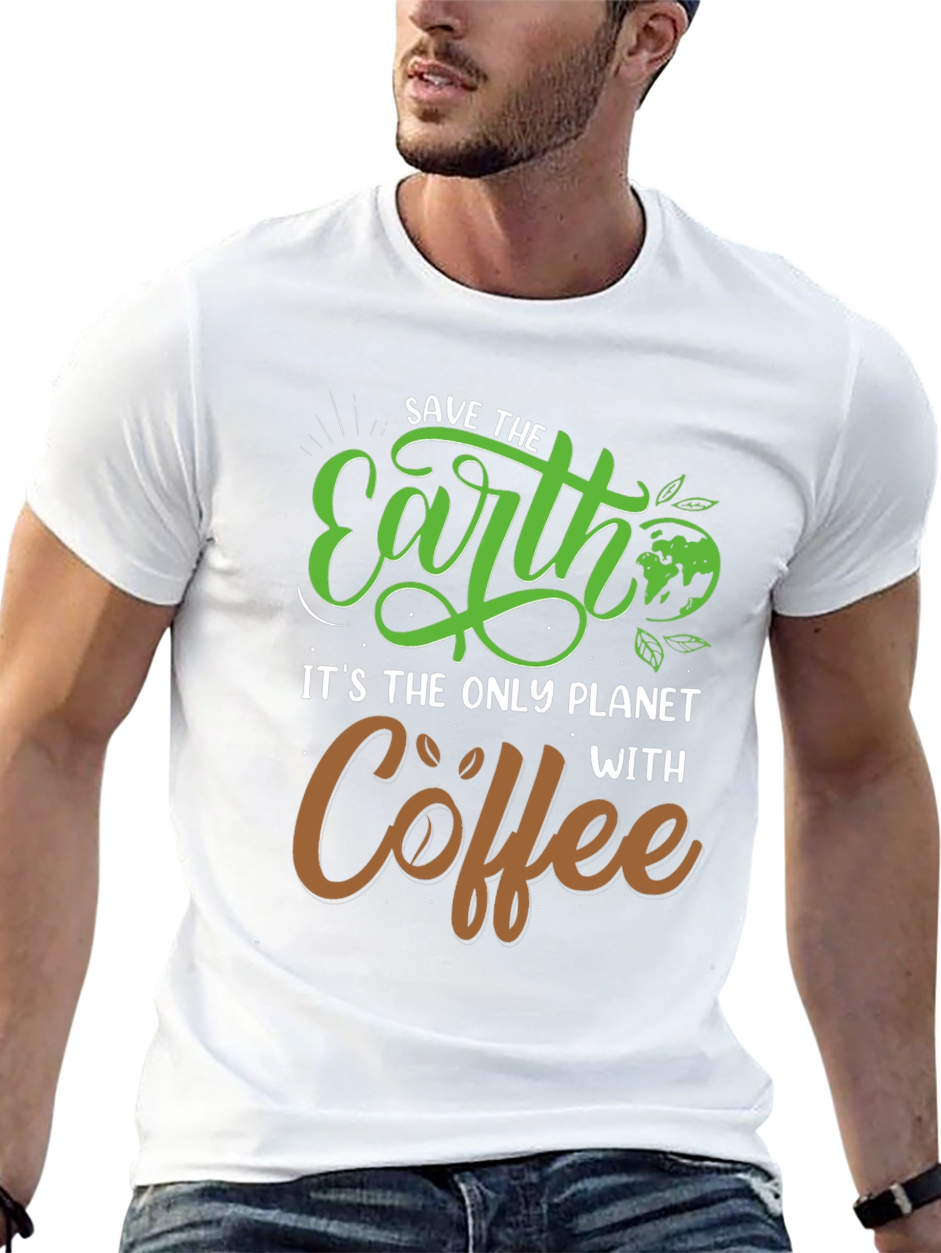 Save the Earth Coffee T-Shirt