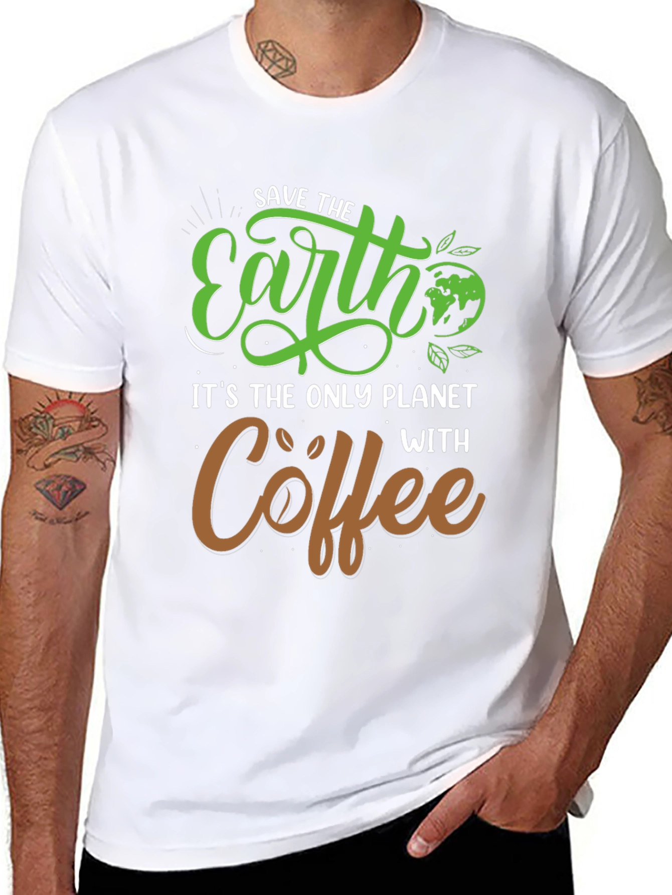 Save the Earth Coffee T-Shirt