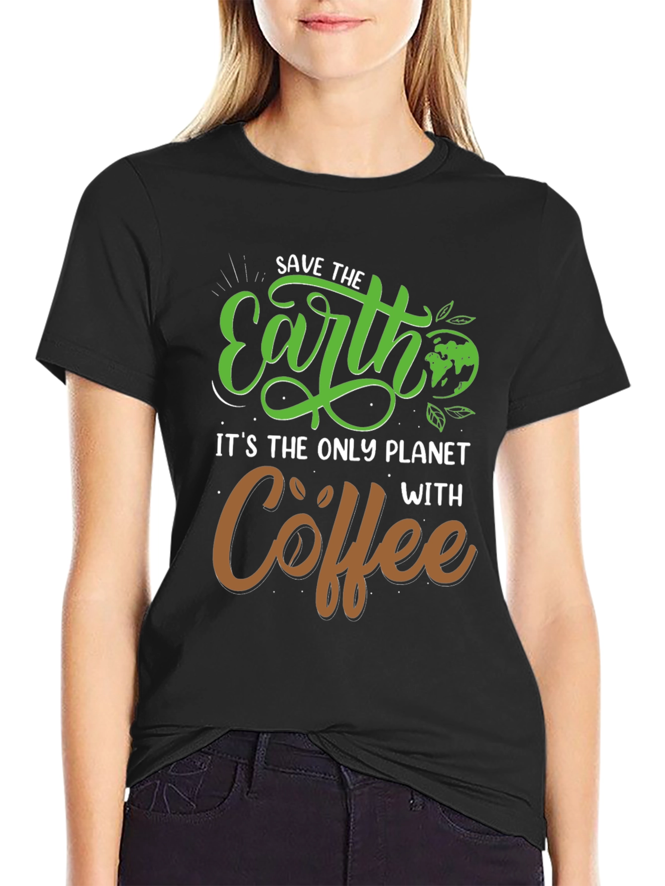Save the Earth Coffee T-Shirt