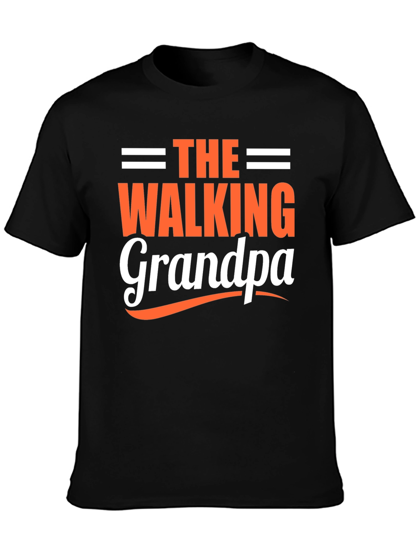 The Walking Grandpa Funny Graphic T-Shirt