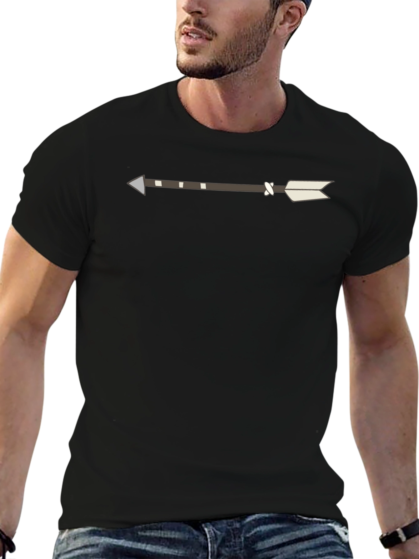 Arrow Graphic Tee - Mens Black T-Shirt