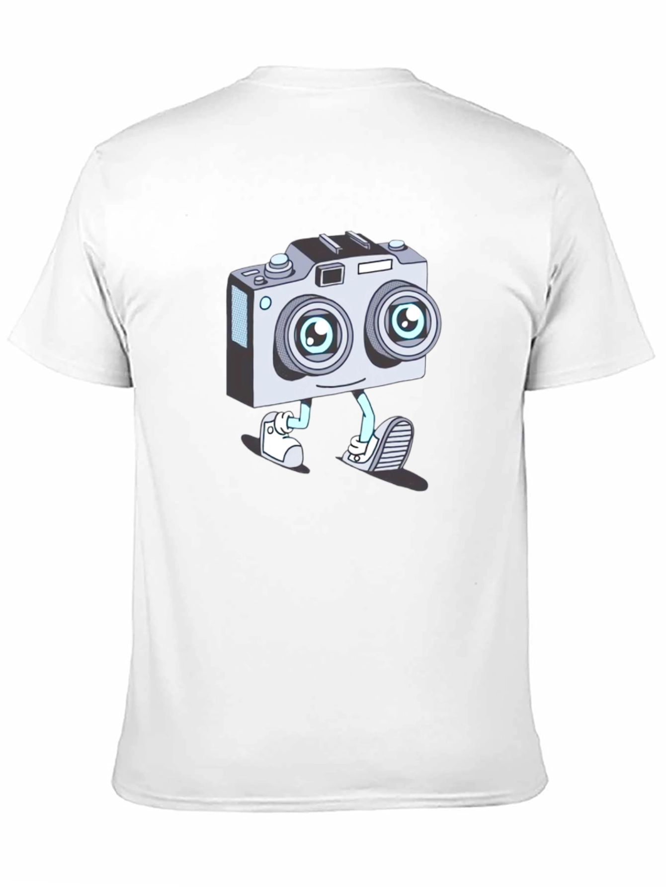 Cartoon Camera Character T-Shirt