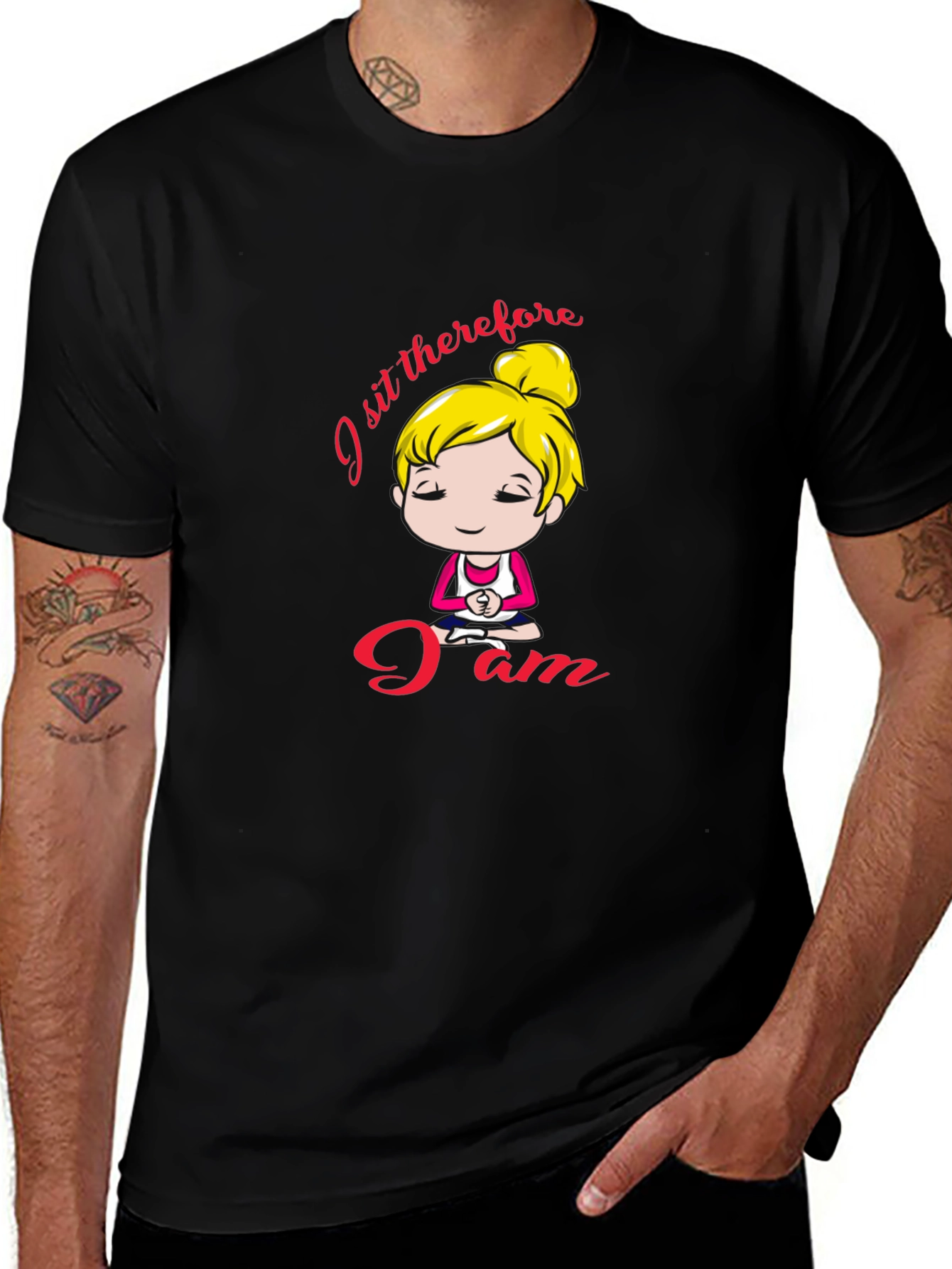 I Sit Therefore I Am Graphic Tee