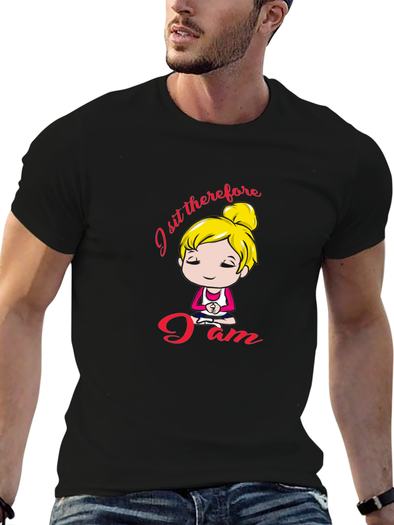 I Sit Therefore I Am Graphic Tee