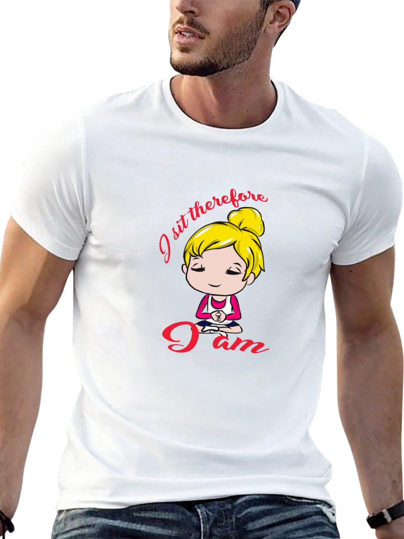 I Sit Therefore I Am Graphic Tee