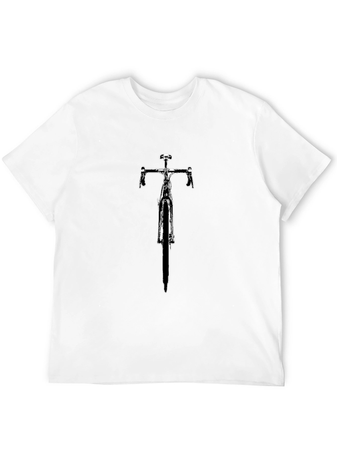 Mens Black Bicycle Graphic Tee
