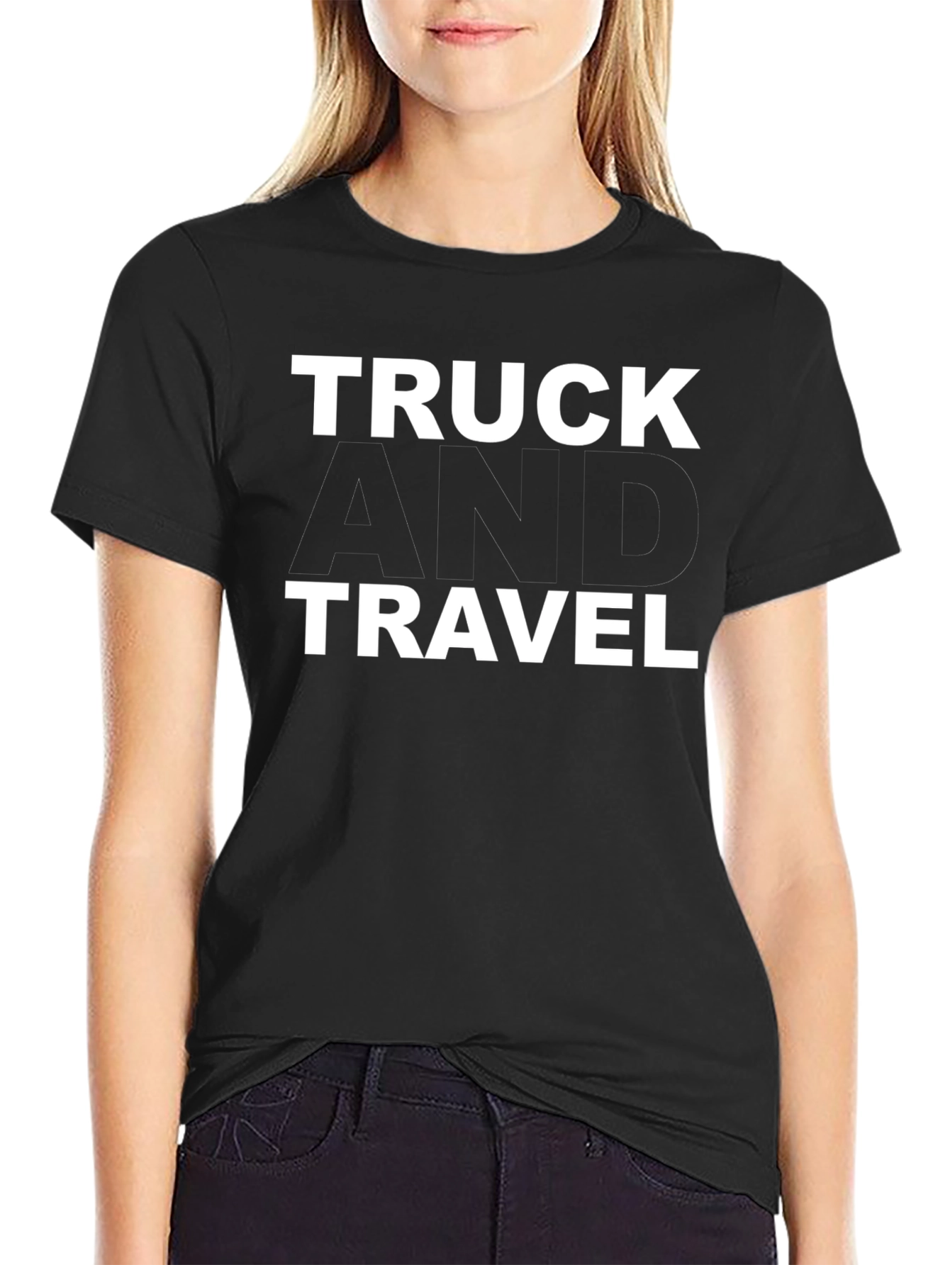 Truck and Travel Graphic T-Shirt