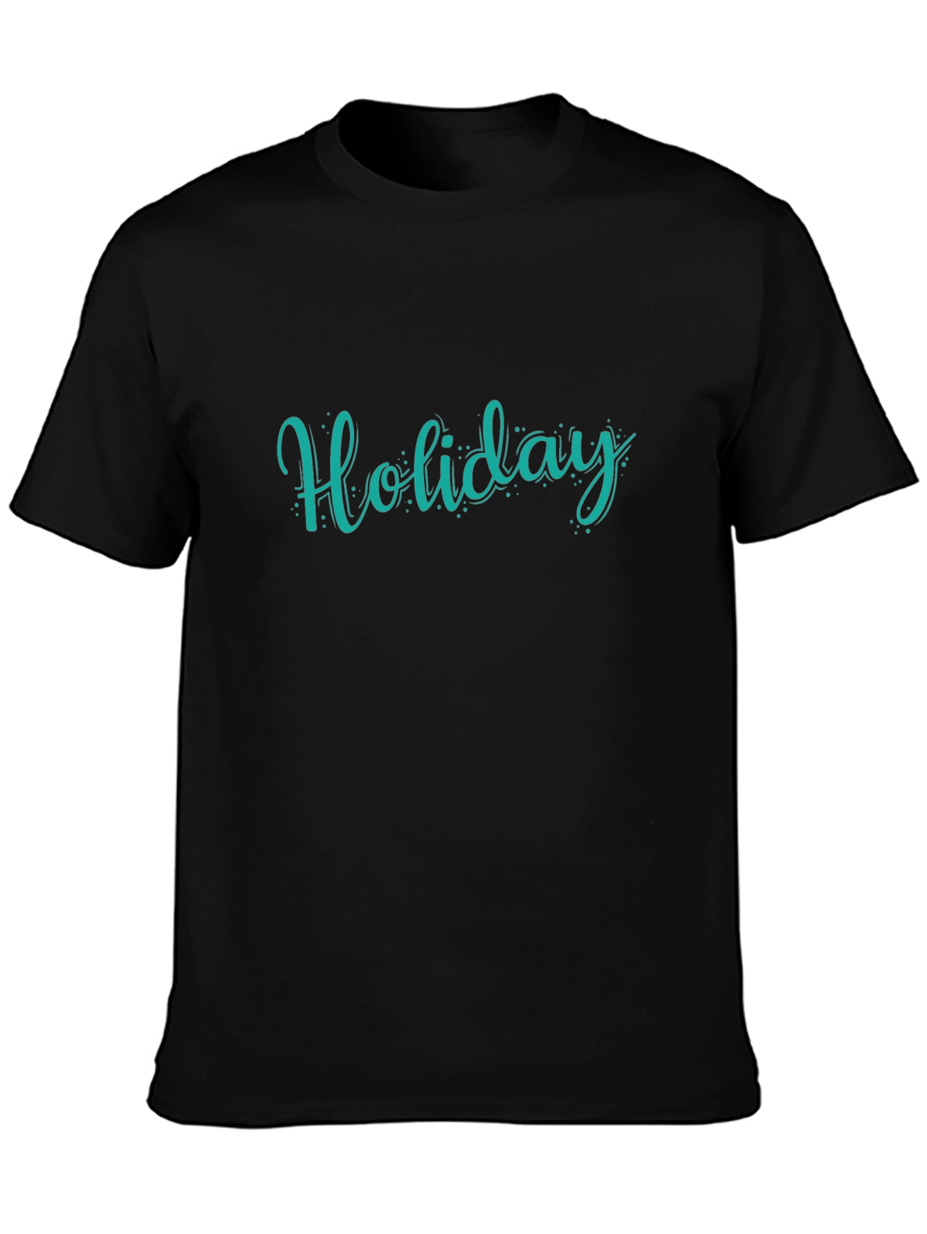 Holiday Graphic T-Shirt - Black