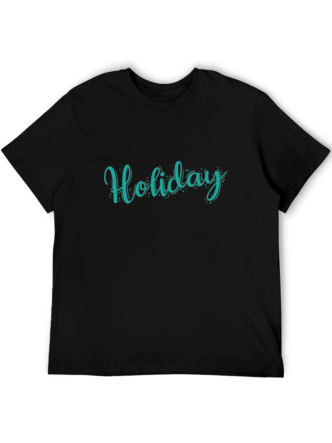 Holiday Graphic T-Shirt - Black