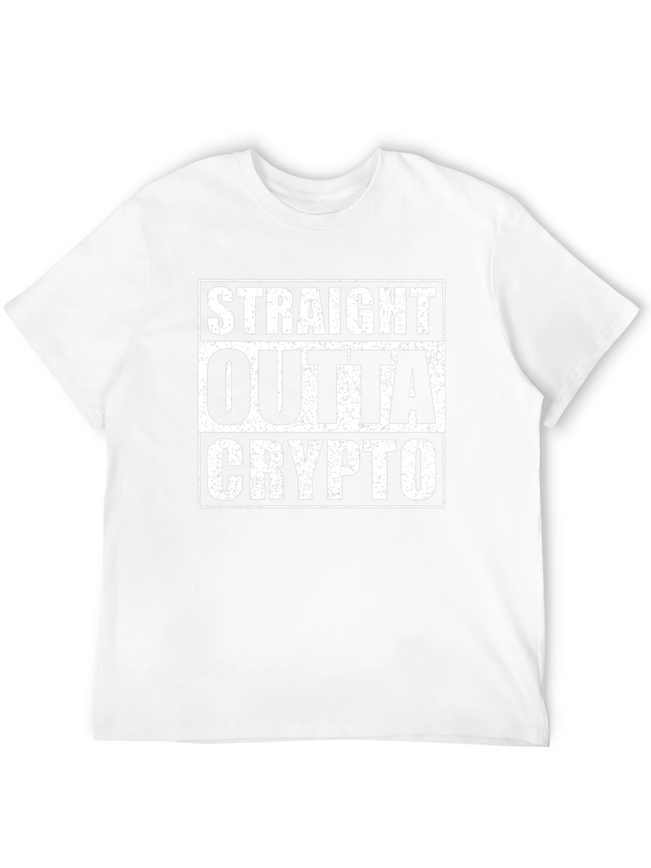 Straight Outta Crypto Graphic Tee - Black T-Shirt