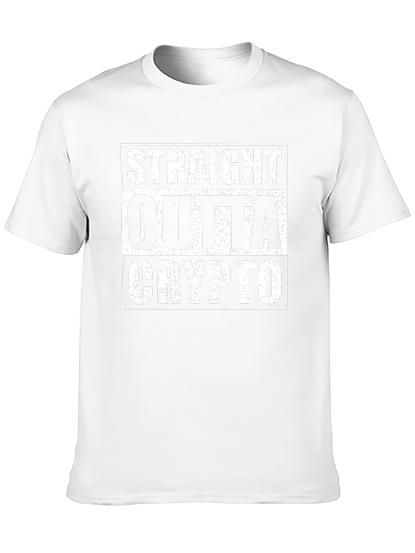 Straight Outta Crypto Graphic Tee - Black T-Shirt