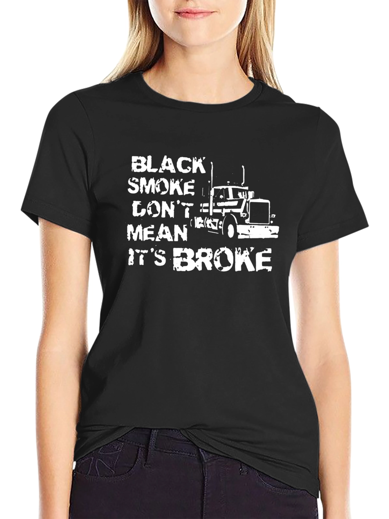 Black Smoke Trucker T-Shirt