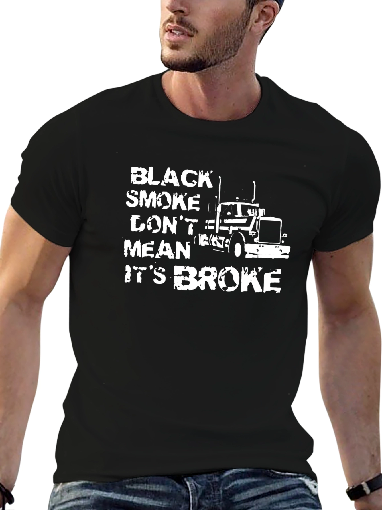 Black Smoke Trucker T-Shirt