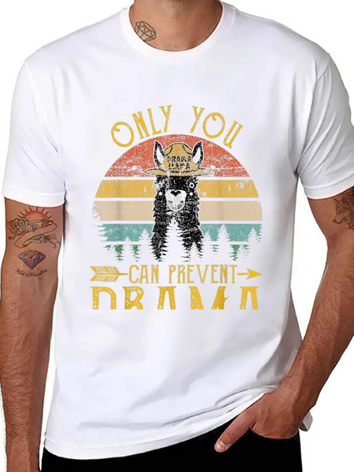 Only You Can Prevent Drama Llama Tee