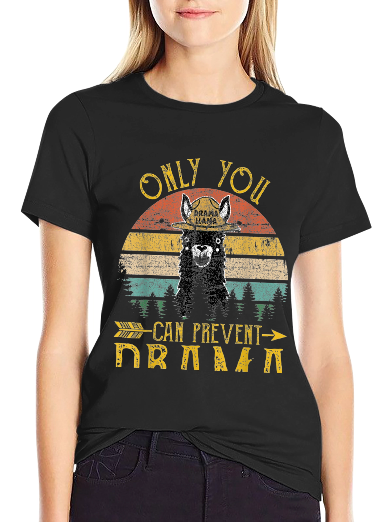 Only You Can Prevent Drama Llama Tee