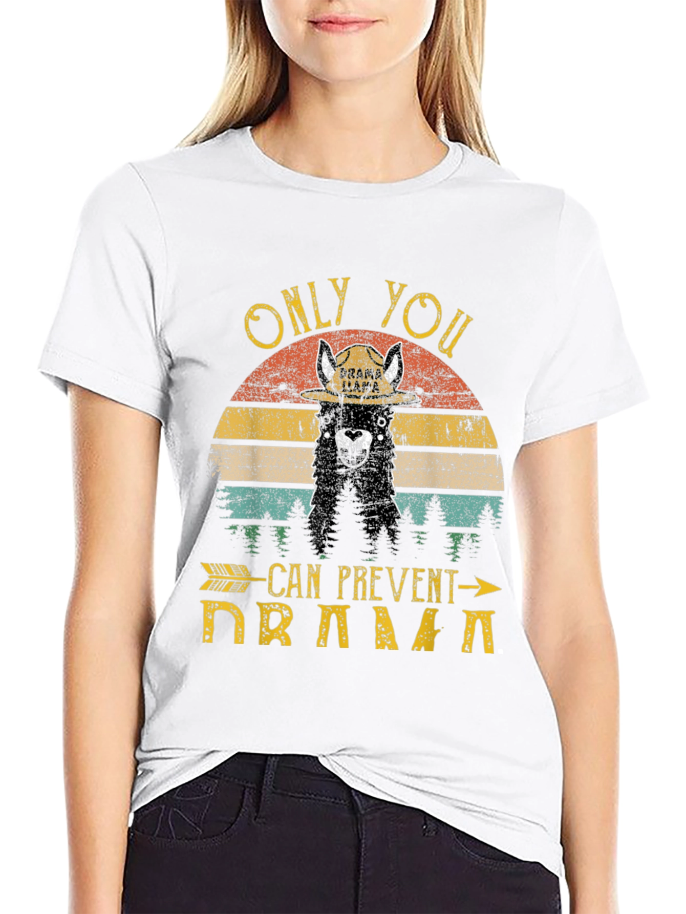 Only You Can Prevent Drama Llama Tee