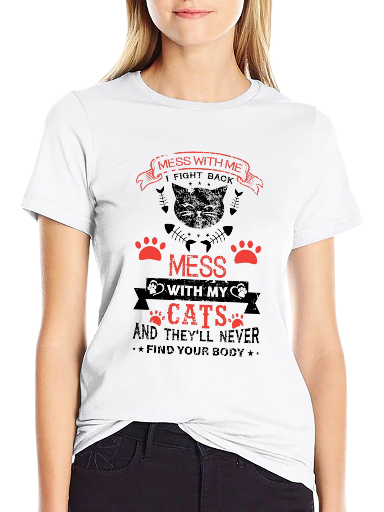 Mess With My Cats Graphic Tee