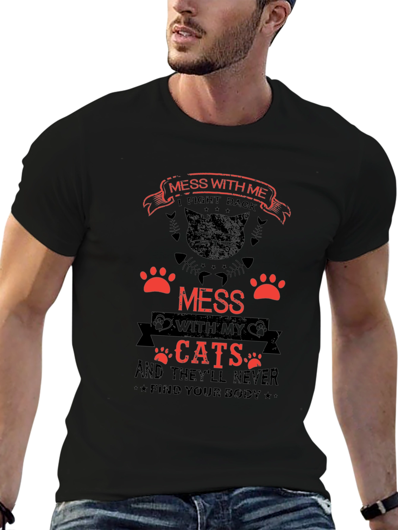 Mess With My Cats Graphic Tee