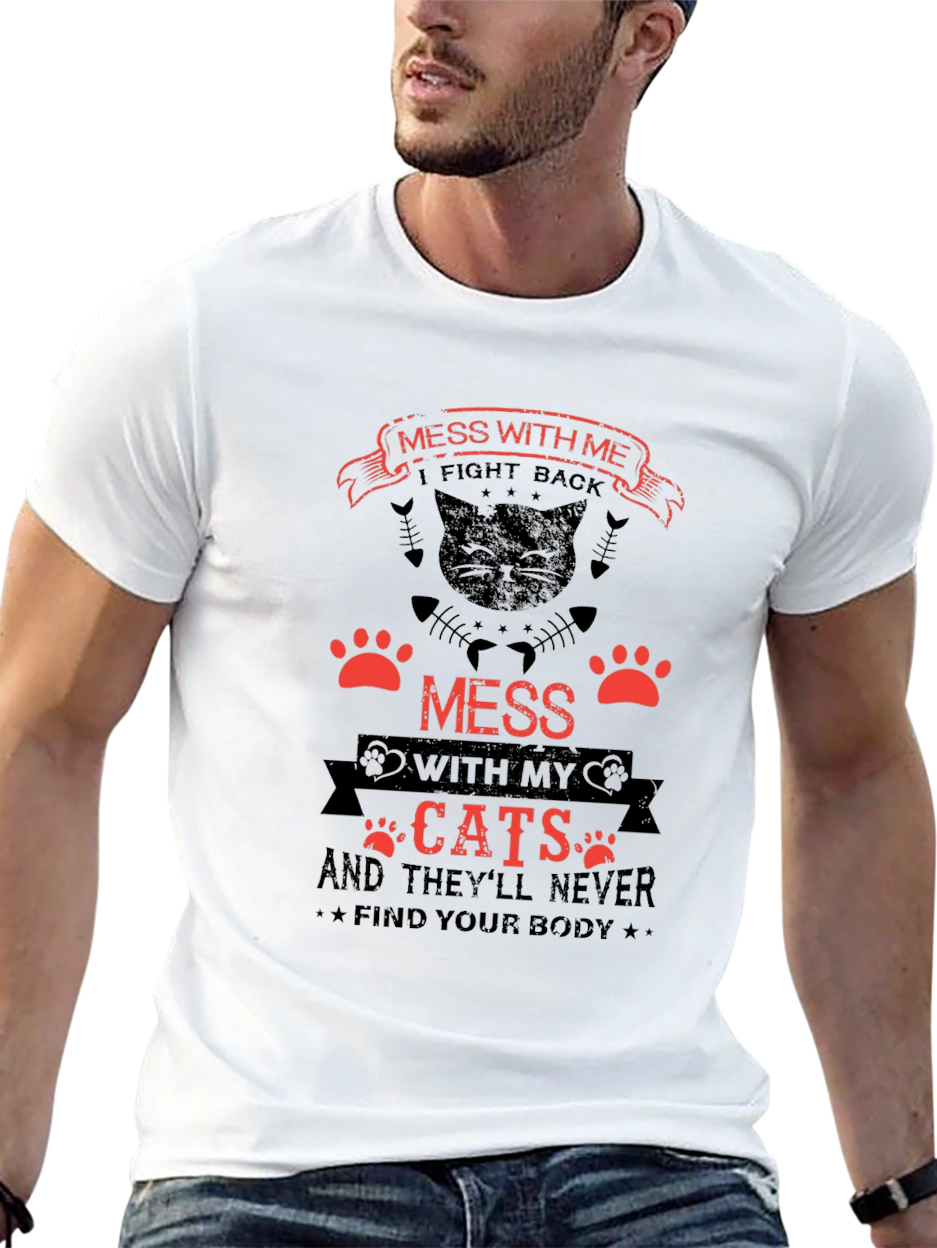 Mess With My Cats Graphic Tee