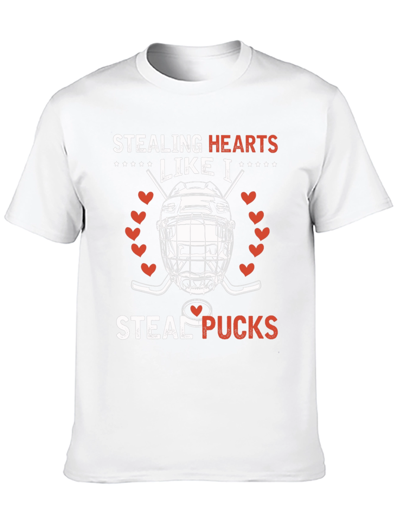 Stealing Hearts Like I Steal Pucks Hockey T-Shirt
