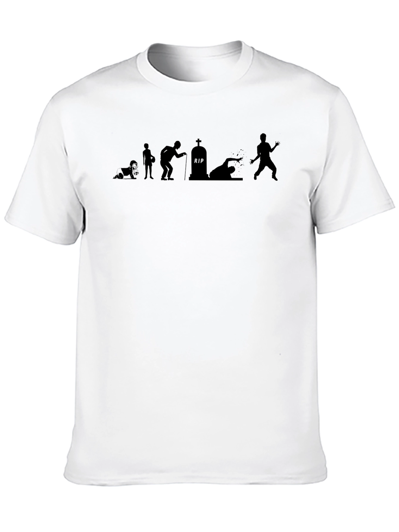 Zombie Evolution Graphic T-Shirt
