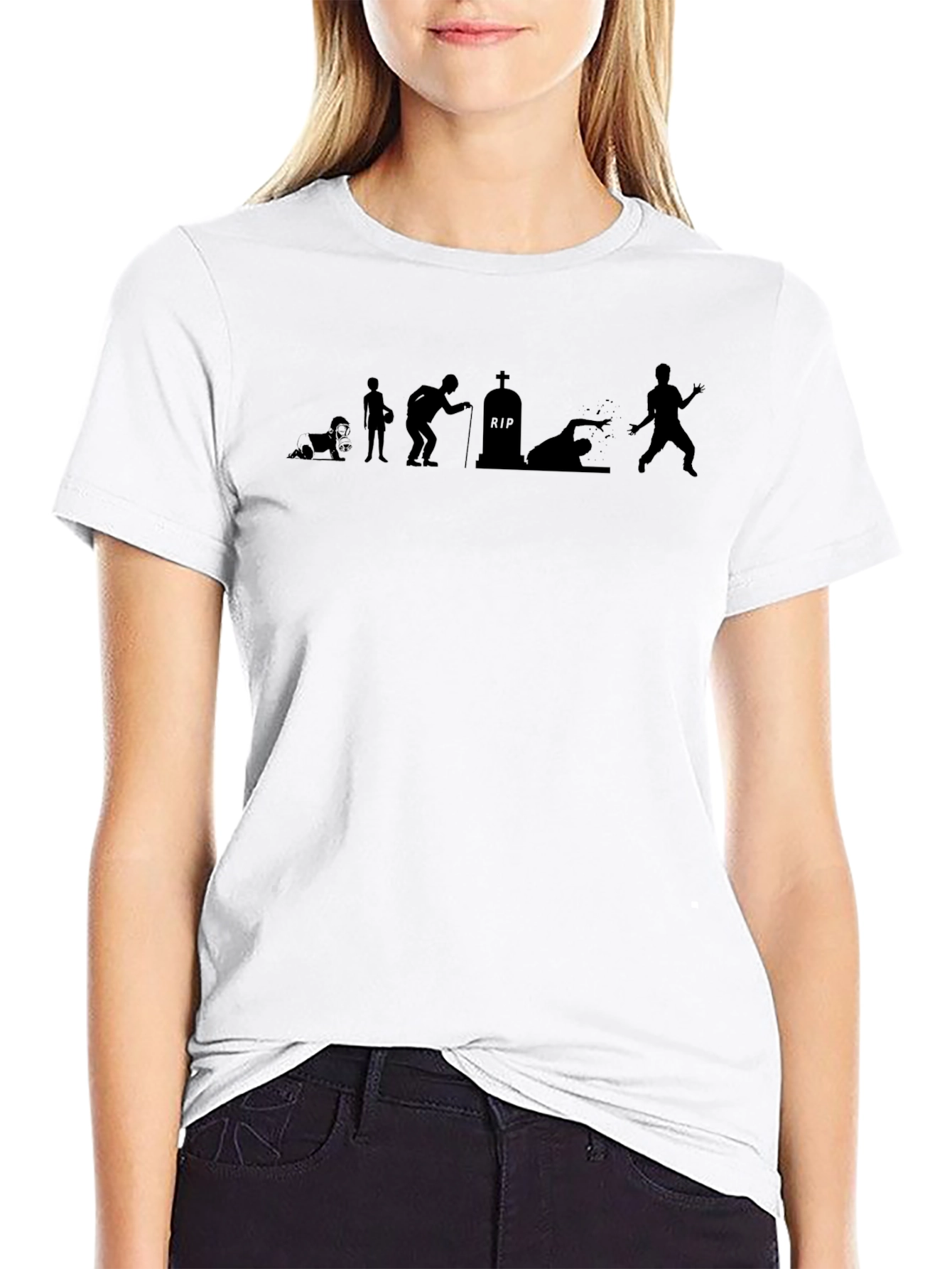 Zombie Evolution Graphic T-Shirt