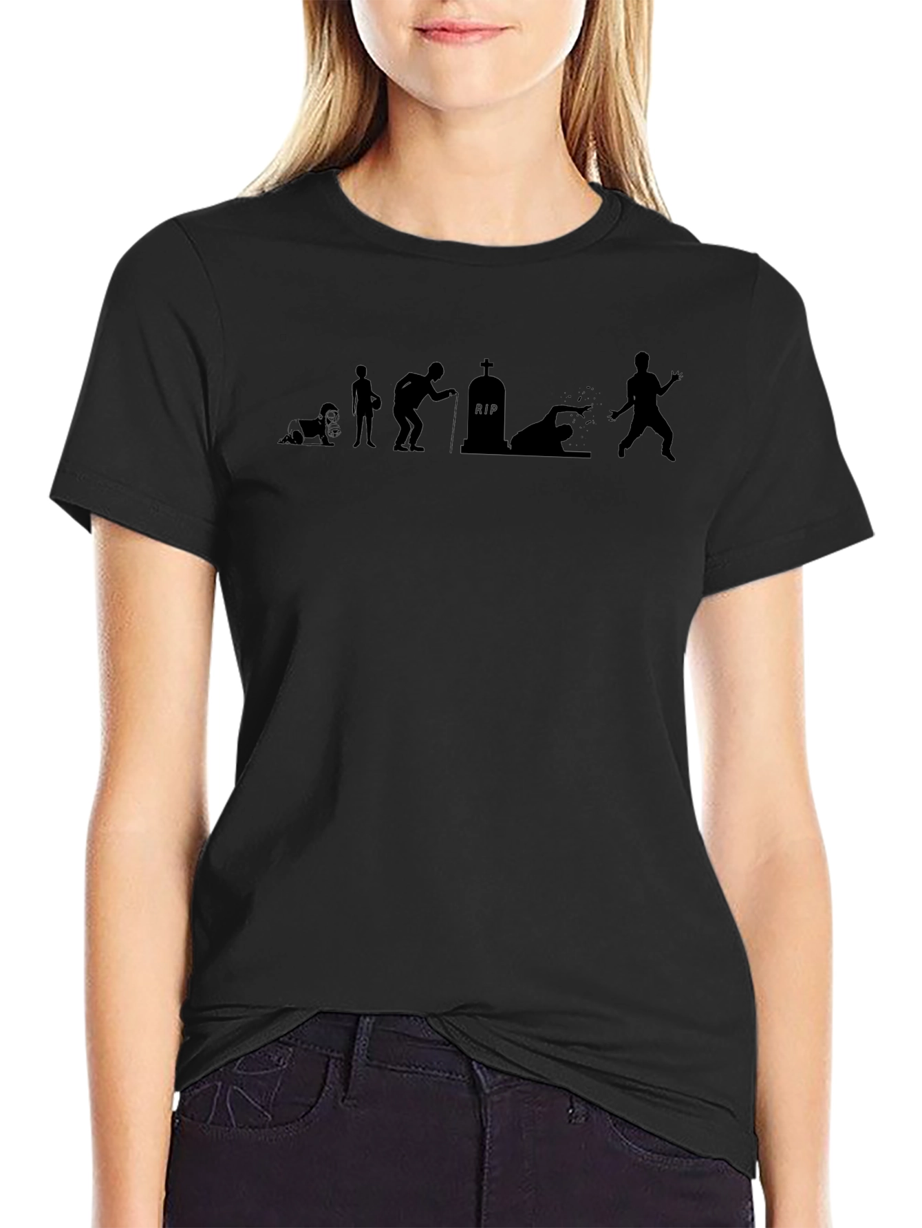 Zombie Evolution Graphic T-Shirt