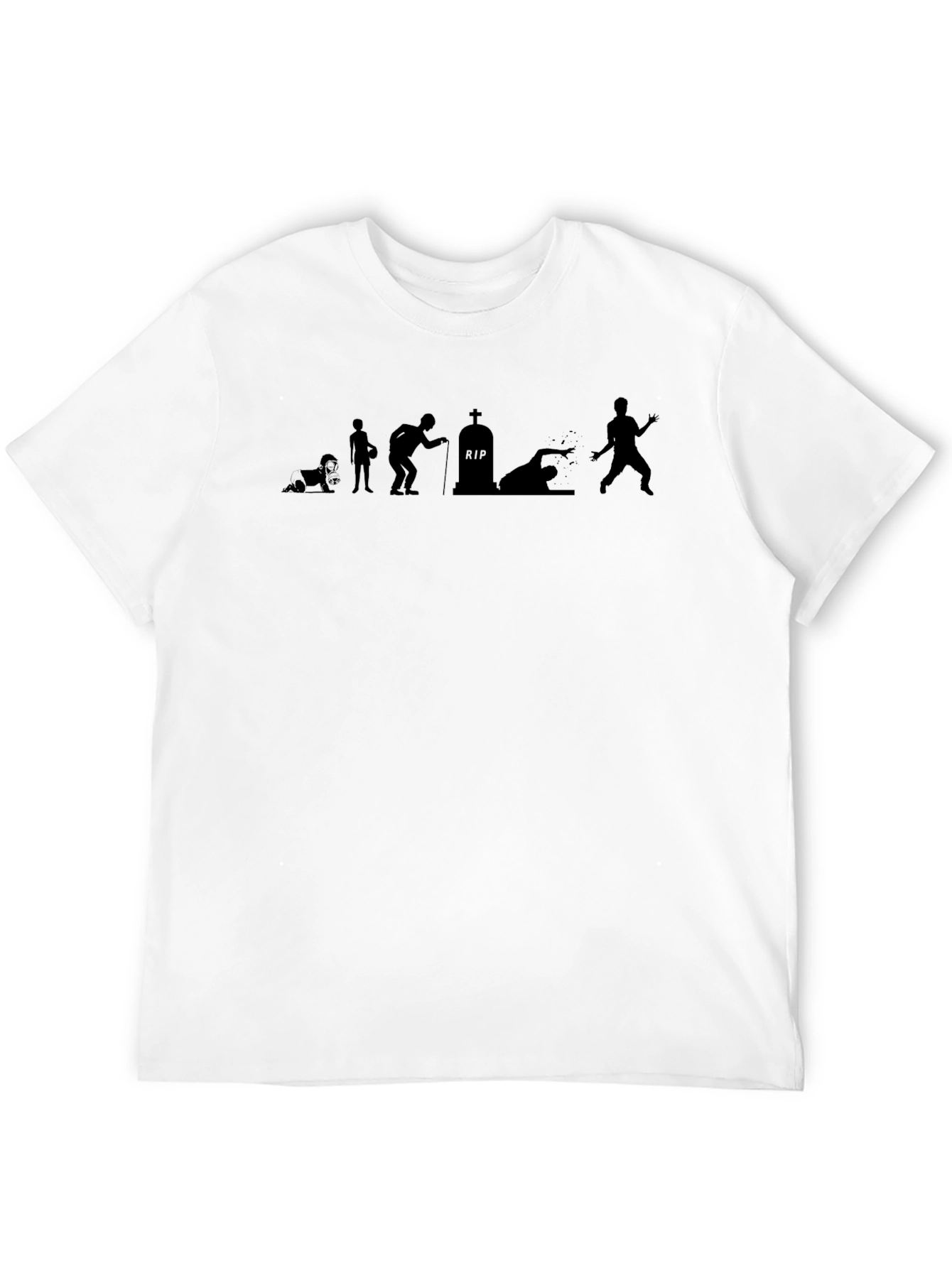 Zombie Evolution Graphic T-Shirt