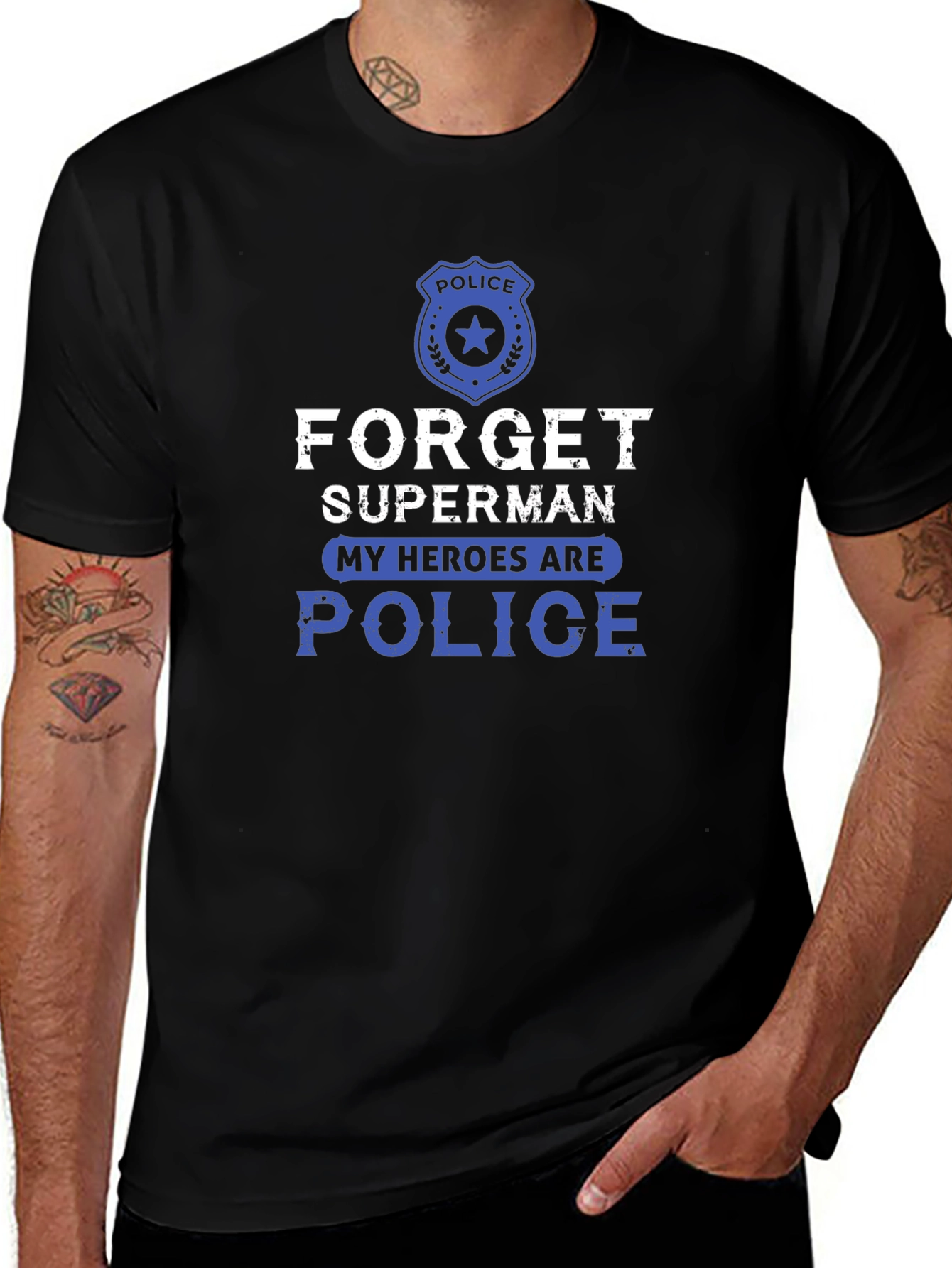 Forget Superman Police Graphic Tee